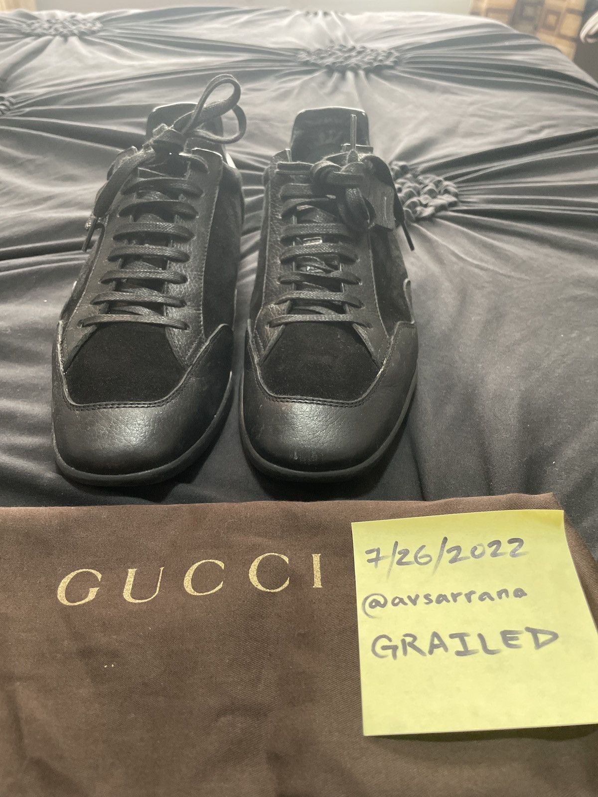Gucci NEW PRAGA PRINTED/SOFTY TEK - NERO Size US 8 / EU 41 - 4 Thumbnail