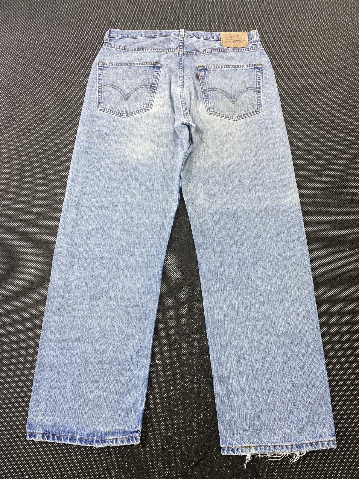 Jean VINTAGE LEVIS 569 BLUE WASH JEANS -J491 Size US 35 - 4 Thumbnail