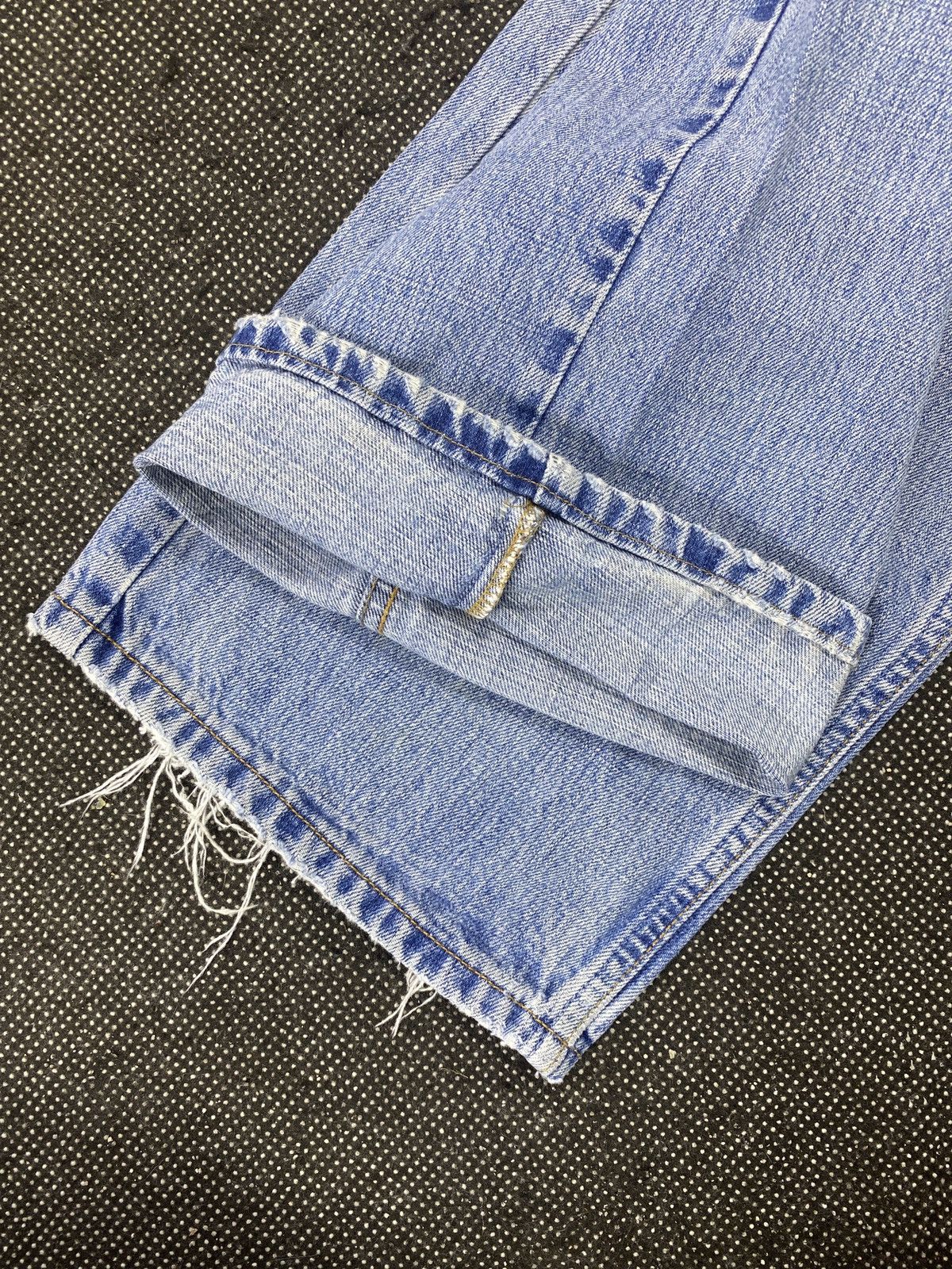 Jean VINTAGE LEVIS 569 BLUE WASH JEANS -J491 Size US 35 - 9 Thumbnail