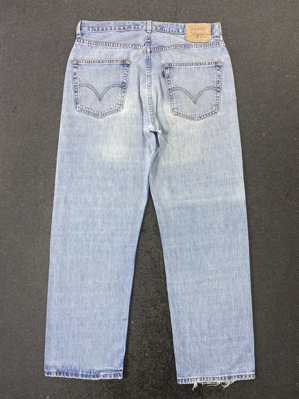 Jean VINTAGE LEVIS 569 BLUE WASH JEANS -J491 Size US 35 - 3 Thumbnail