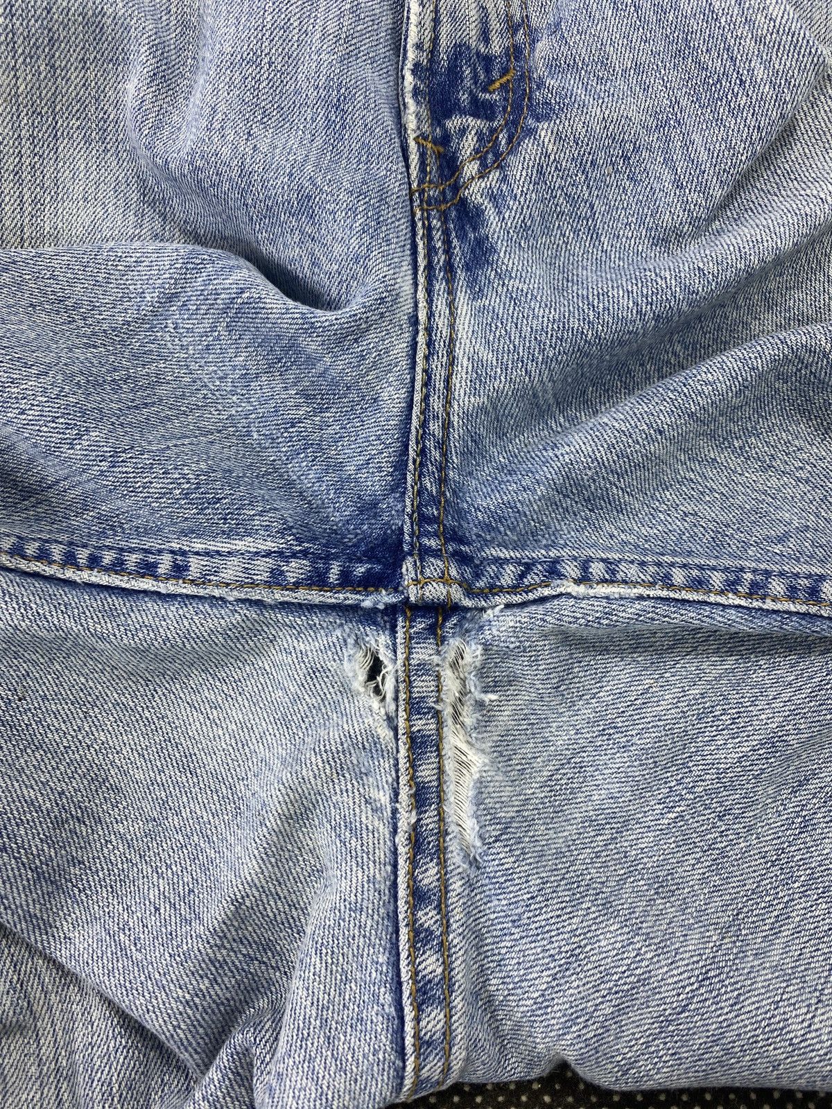 Jean VINTAGE LEVIS 569 BLUE WASH JEANS -J491 Size US 35 - 11 Thumbnail