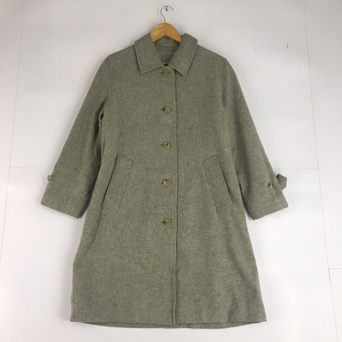 Margaret Howell Margaret Howell Wool long Coat Jacket For woman Size US L / EU 52-54 / 3 - 2 Thumbnail
