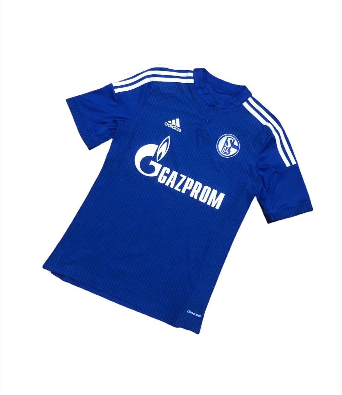 Adidas Adidas Schalke 04 2014-15 Home Soccer Jersey Football shirt Size US S / EU 44-46 / 1 - 1 Thumbnail