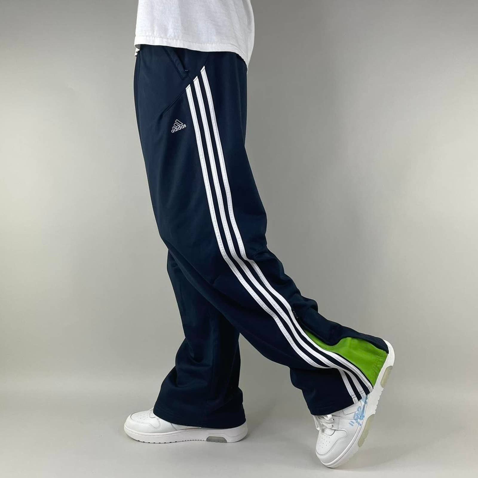 Adidas Super Sick Navy Blue Adidas Trackpants Size US 34 / EU 50 - 1 Preview