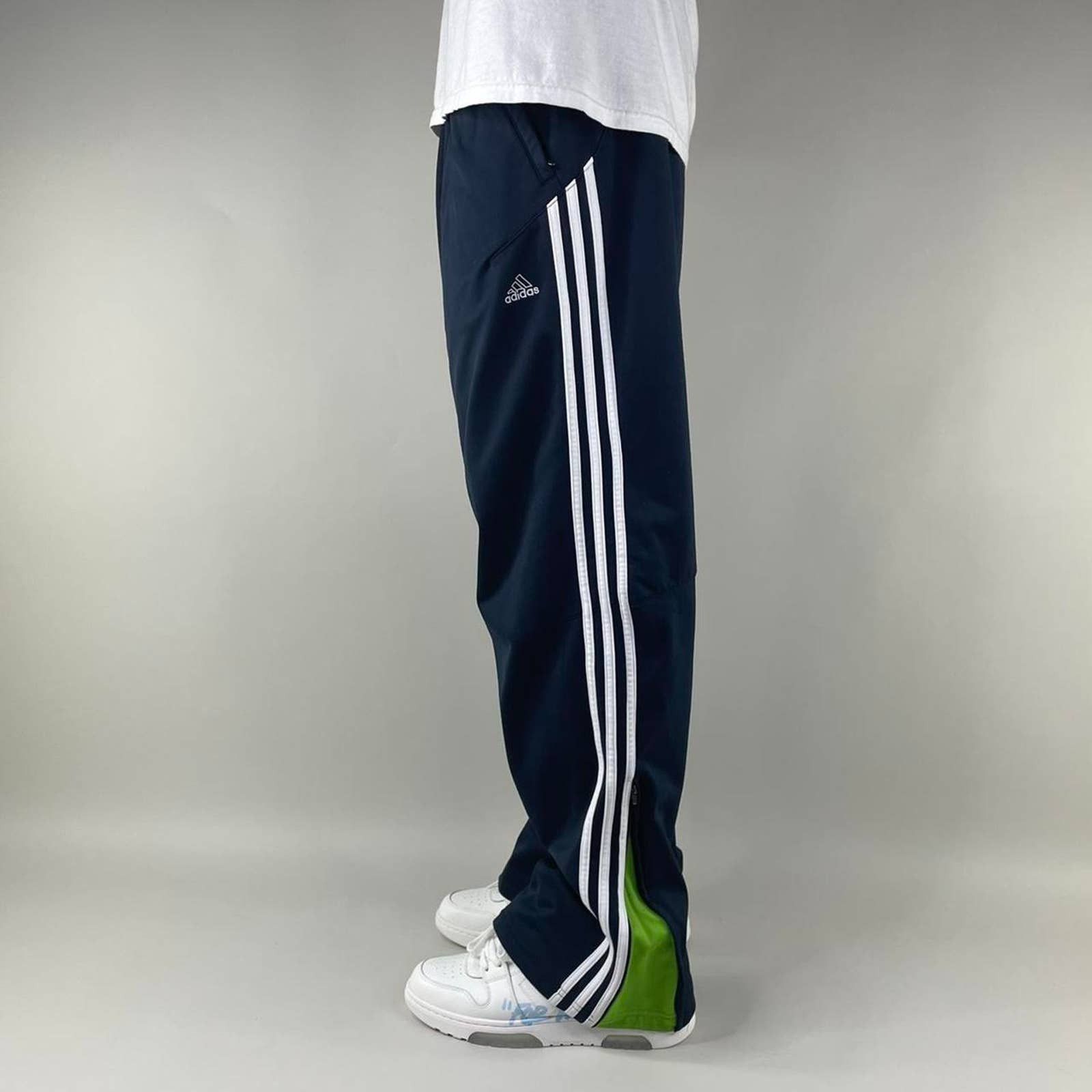 Adidas Super Sick Navy Blue Adidas Trackpants Size US 34 / EU 50 - 2 Preview
