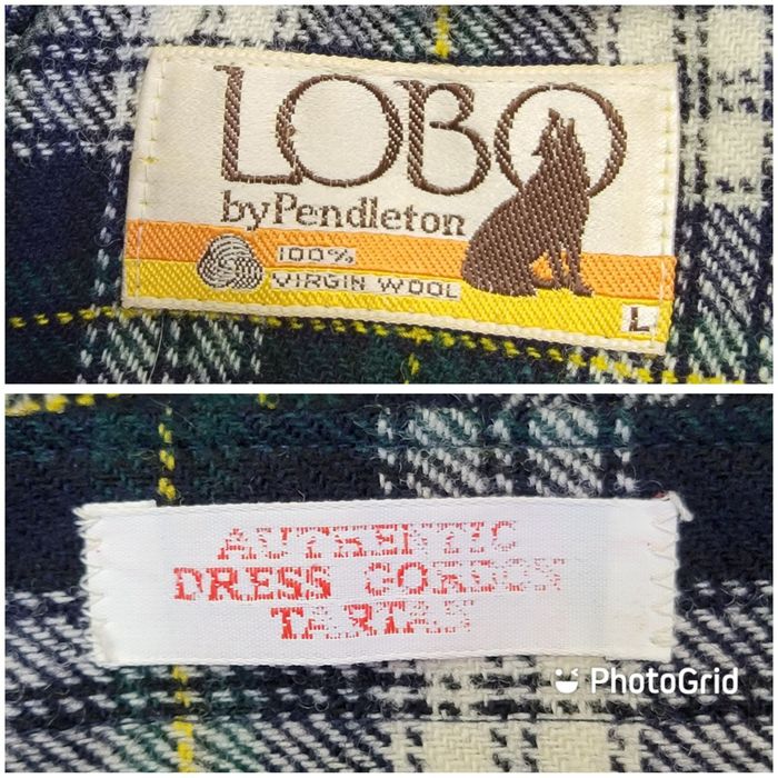 Pendleton Pendleton Lobo Plaid Flannel Wool Shirt Vintage 70s Grailed