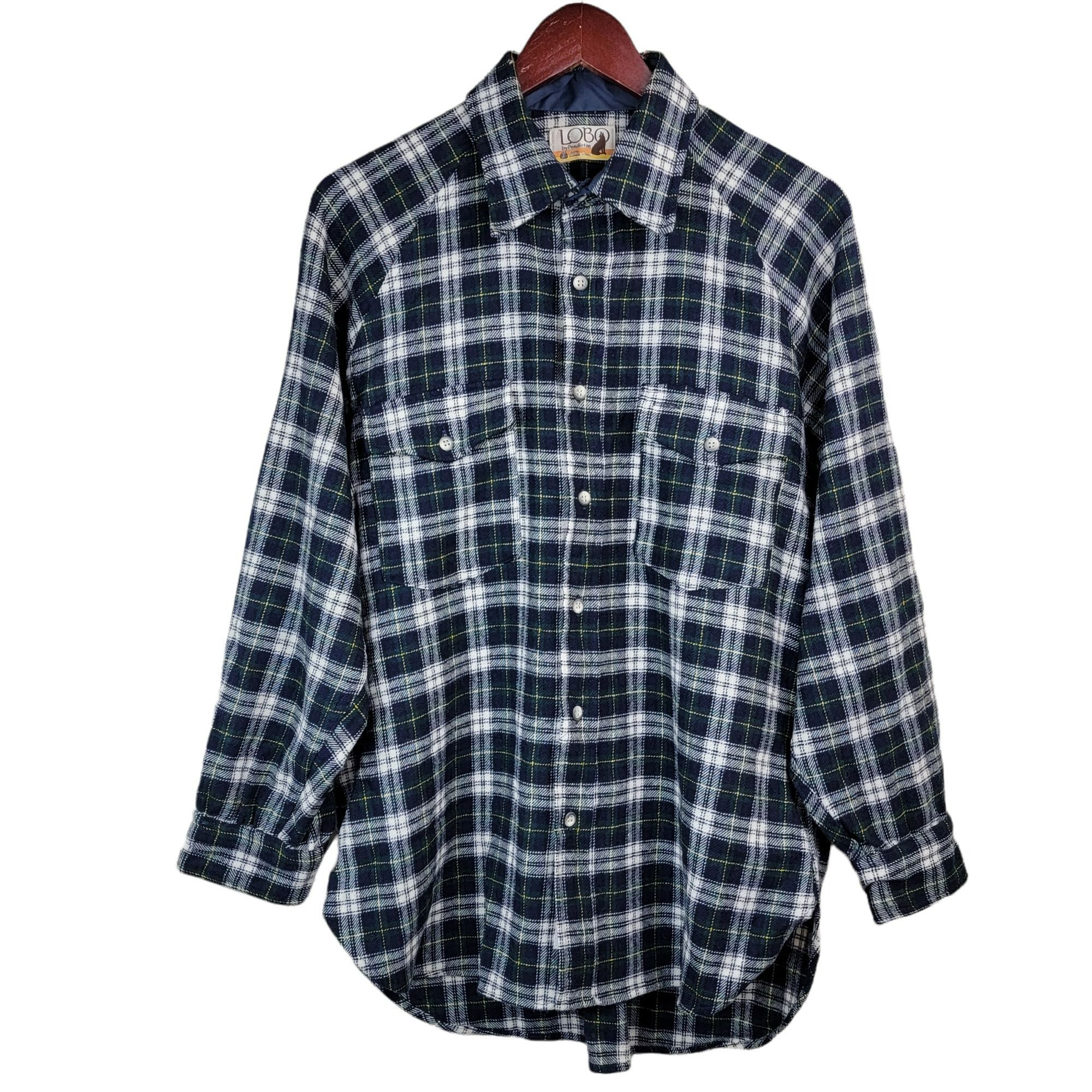 Pendleton Pendleton Lobo Plaid Flannel Wool Shirt Vintage 70s Grailed
