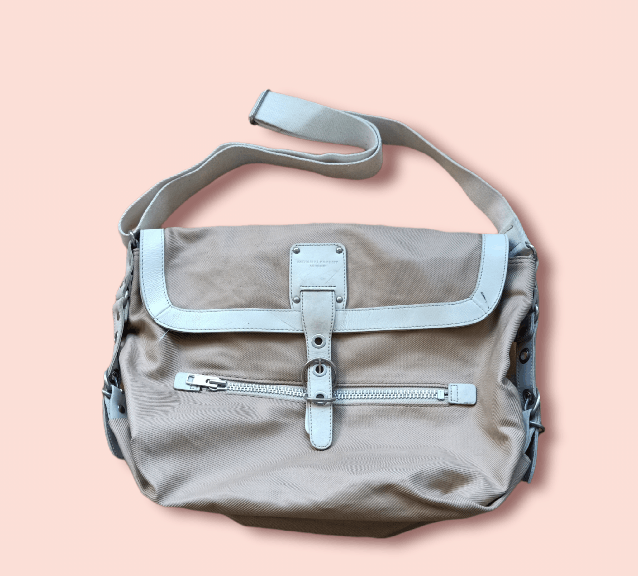 Katherine Hamnett London maruem bondage sling Bag