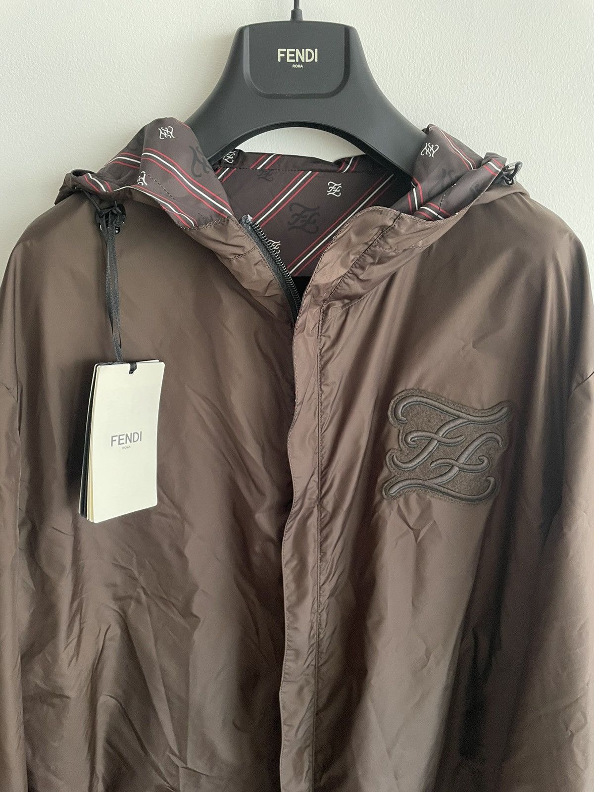 Fendi $2,500 Super Runway New FF Logo Reversible Bomber Jacket Size US S / EU 44-46 / 1 - 22 Thumbnail
