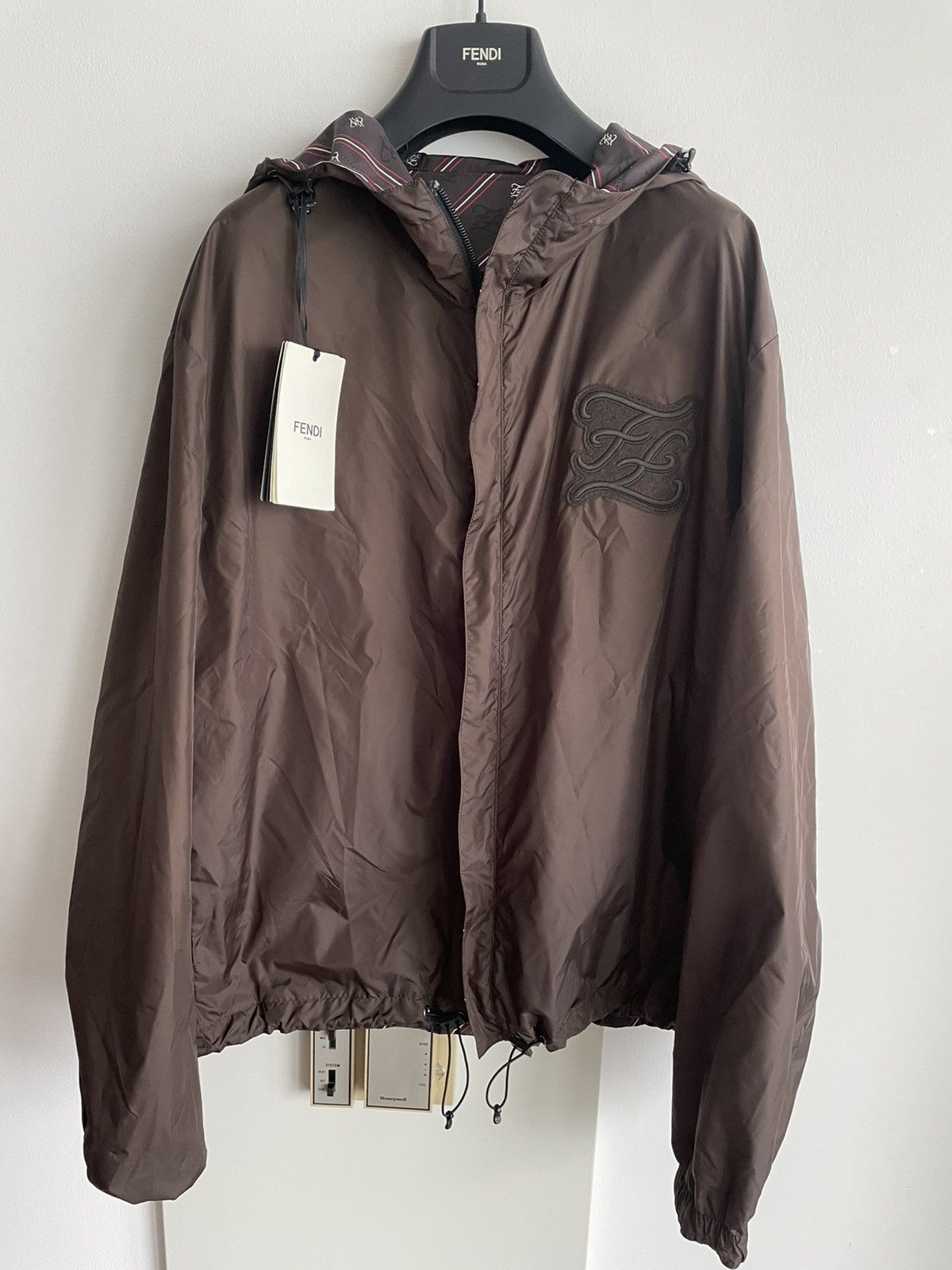 Fendi $2,500 Super Runway New FF Logo Reversible Bomber Jacket Size US S / EU 44-46 / 1 - 4 Thumbnail