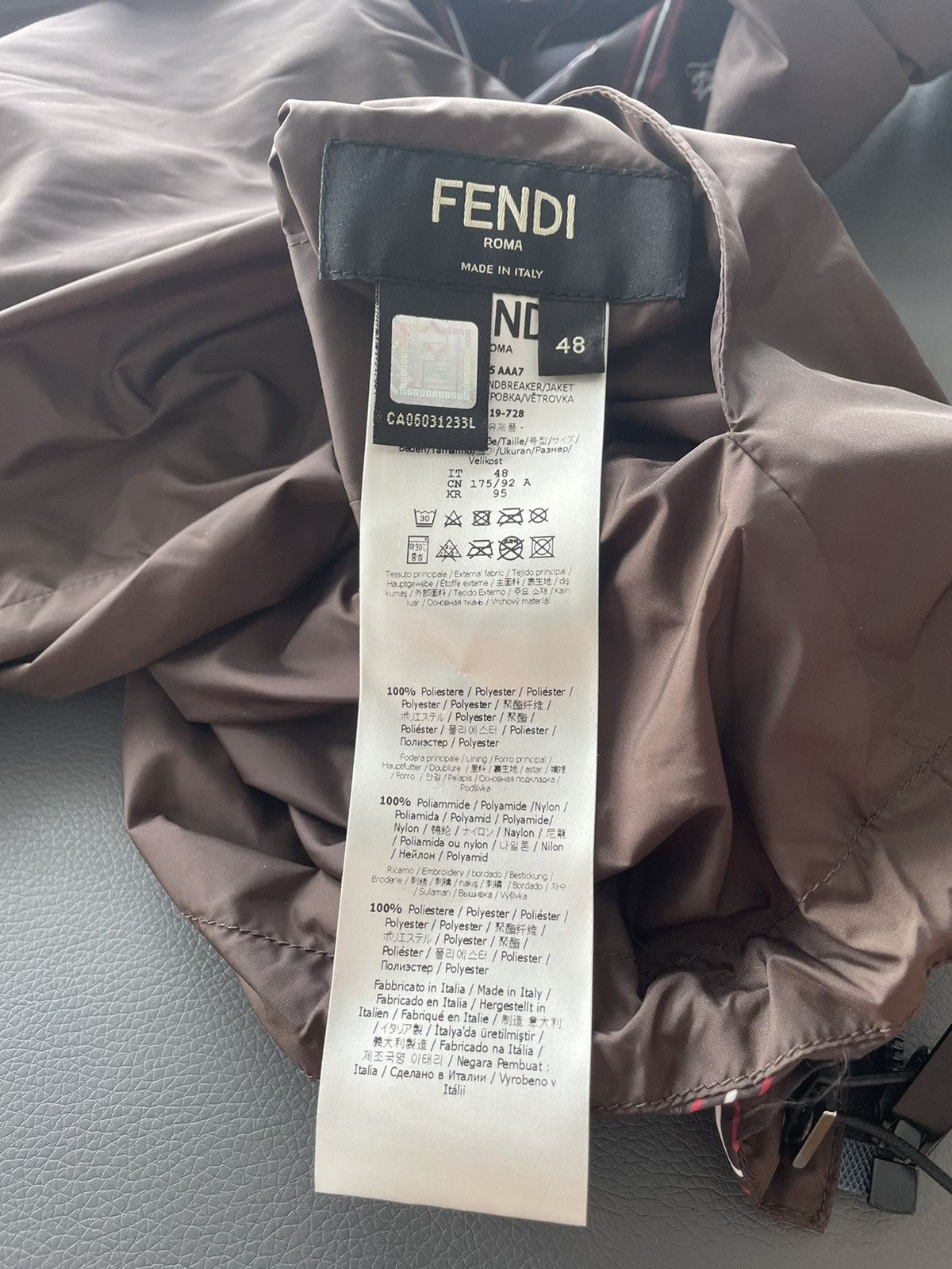 Fendi $2,500 Super Runway New FF Logo Reversible Bomber Jacket Size US S / EU 44-46 / 1 - 12 Thumbnail