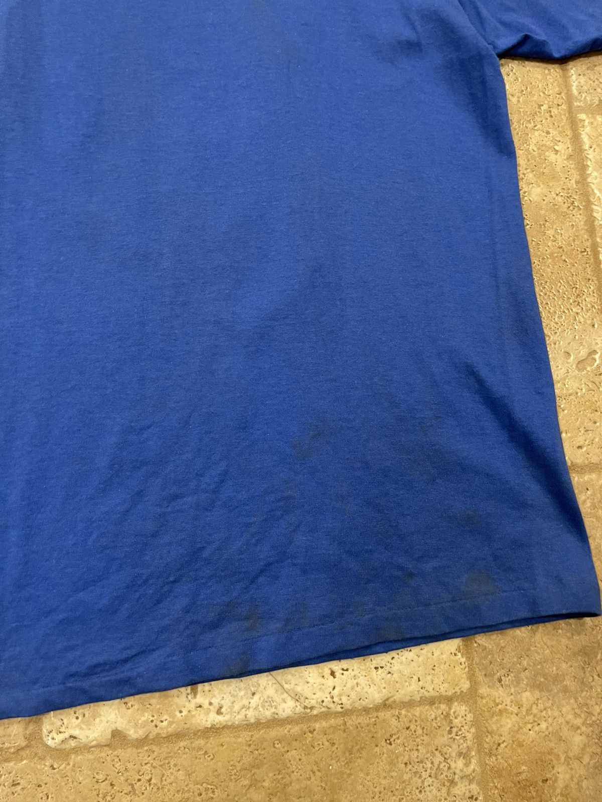 NCAA Vintage Kansas Jayhawks NCAA 1991 Final Four Blue Tee Size US XL / EU 56 / 4 - 10 Thumbnail