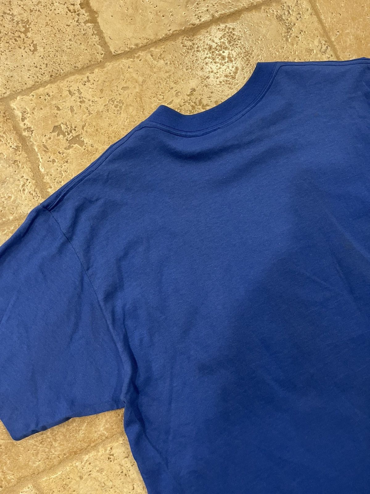 NCAA Vintage Kansas Jayhawks NCAA 1991 Final Four Blue Tee Size US XL / EU 56 / 4 - 11 Thumbnail