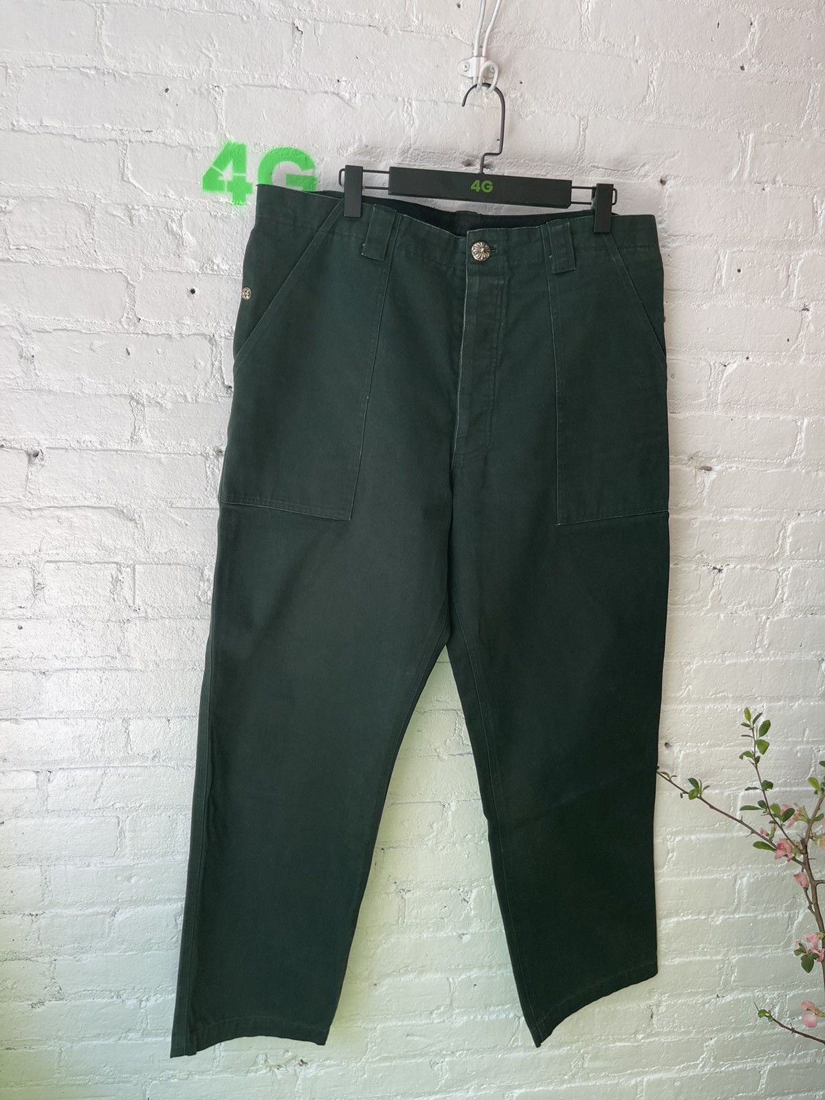 chrome-hearts-chrome-hearts-deep-green-army-fatigue-carpenter-jeans