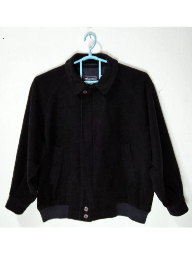 Burberry Rare!! BURBERRYS 80s Made In England Dark Navy Jacket Size US XL / EU 56 / 4 - 3 Thumbnail