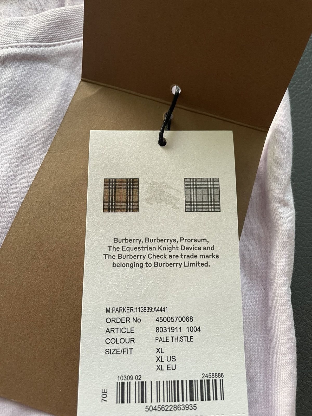 Burberry × Burberry Prorsum Runway New Limited Edition Burberry New Logo Tee T-shirt Size US L / EU 52-54 / 3 - 3 Thumbnail