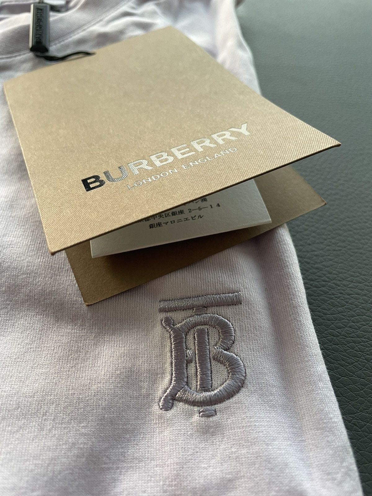 Burberry × Burberry Prorsum Runway New Limited Edition Burberry New Logo Tee T-shirt Size US L / EU 52-54 / 3 - 6 Thumbnail