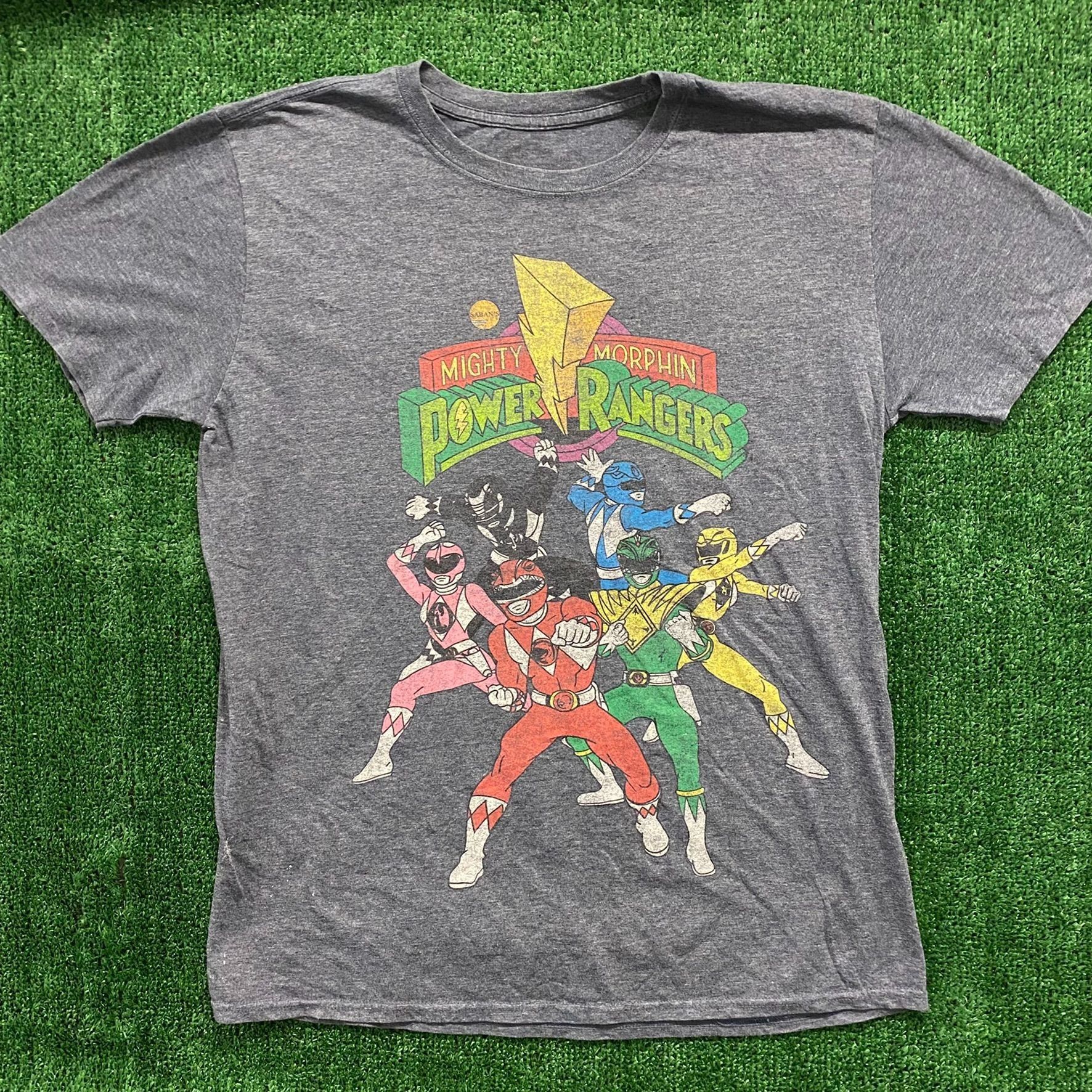 Vintage Power Rangers Vintage Cartoon T-Shirt Size US L / EU 52-54 / 3 - 1 Thumbnail