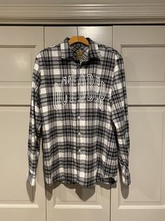 Ovo hooded flannel discount shirt