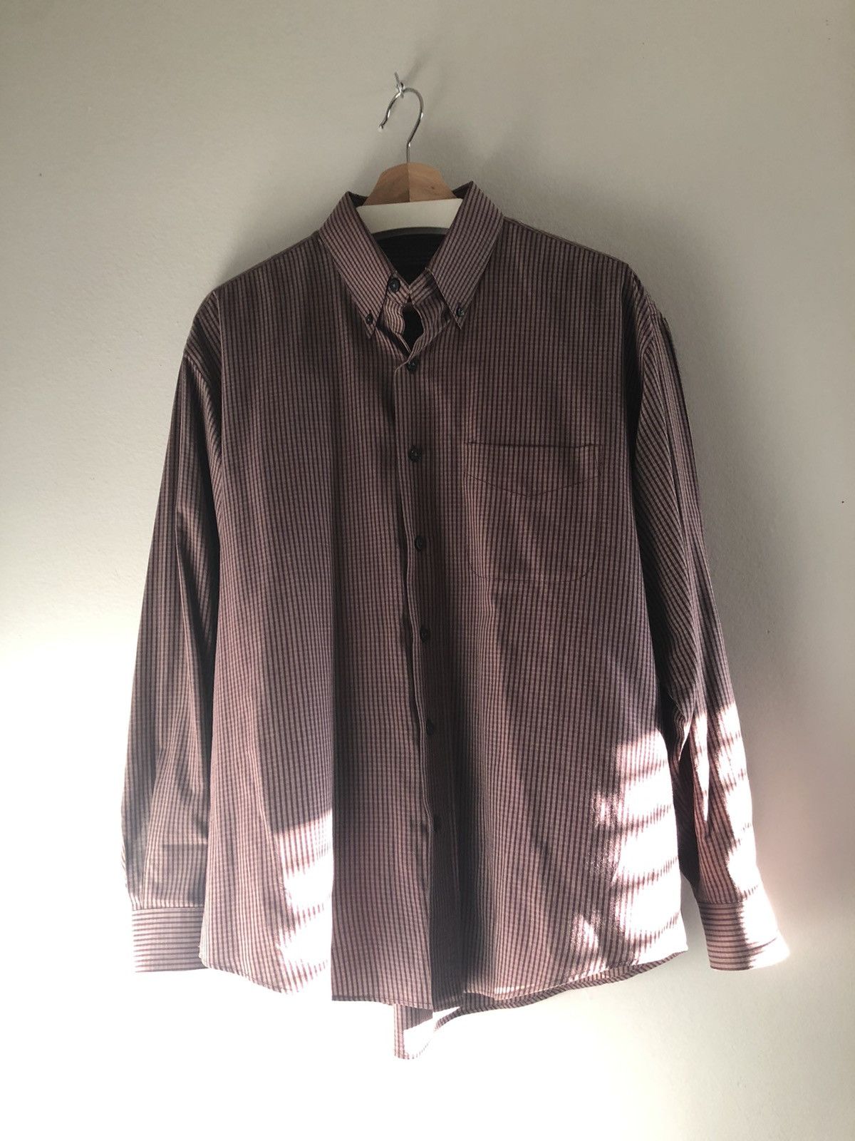Van Heusen Vintage Van Heusen Plaid Check Button Camp Shirt Red Size US XL / EU 56 / 4 - 4 Thumbnail