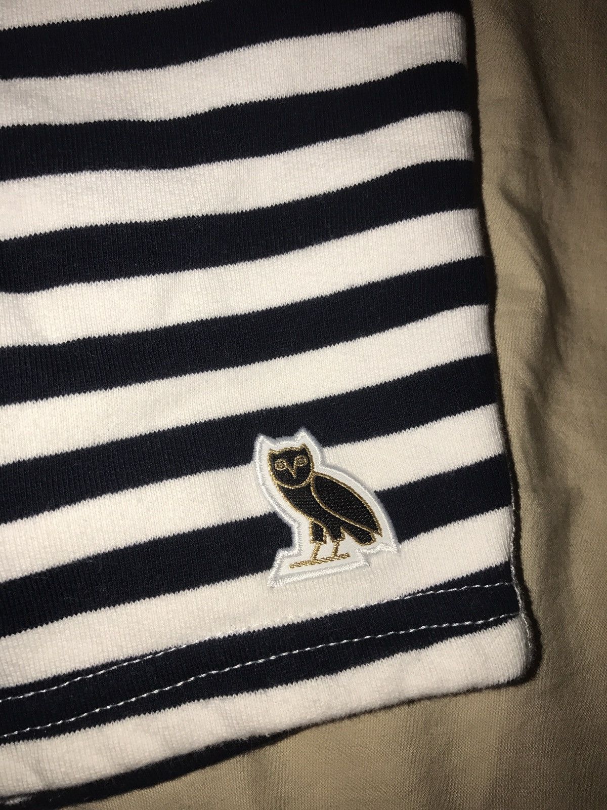 OVO Octobers very own Drake rare Terry Cloth shorts Stripe
