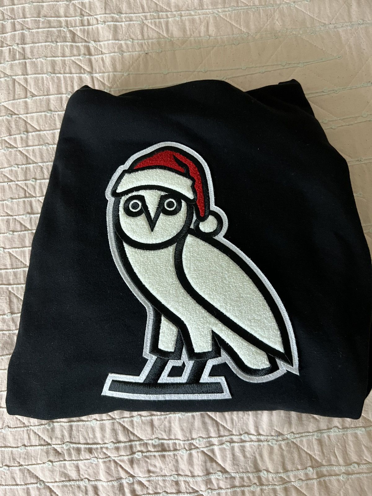 OVO Holiday Owl Hoodie White