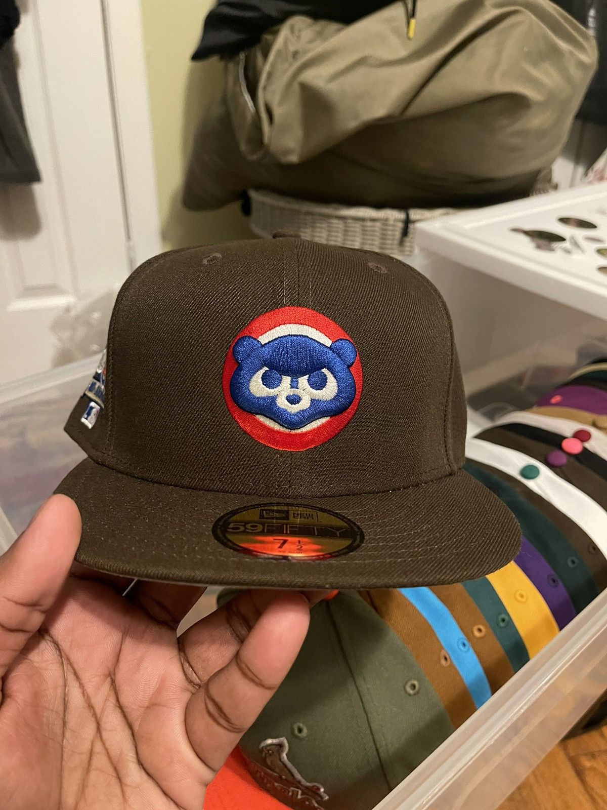 Casquette Milwaukee Brewers New Era 7 1/8 - Patch All Star Game, Couleurs Bucks - Neuf Avec Défauts