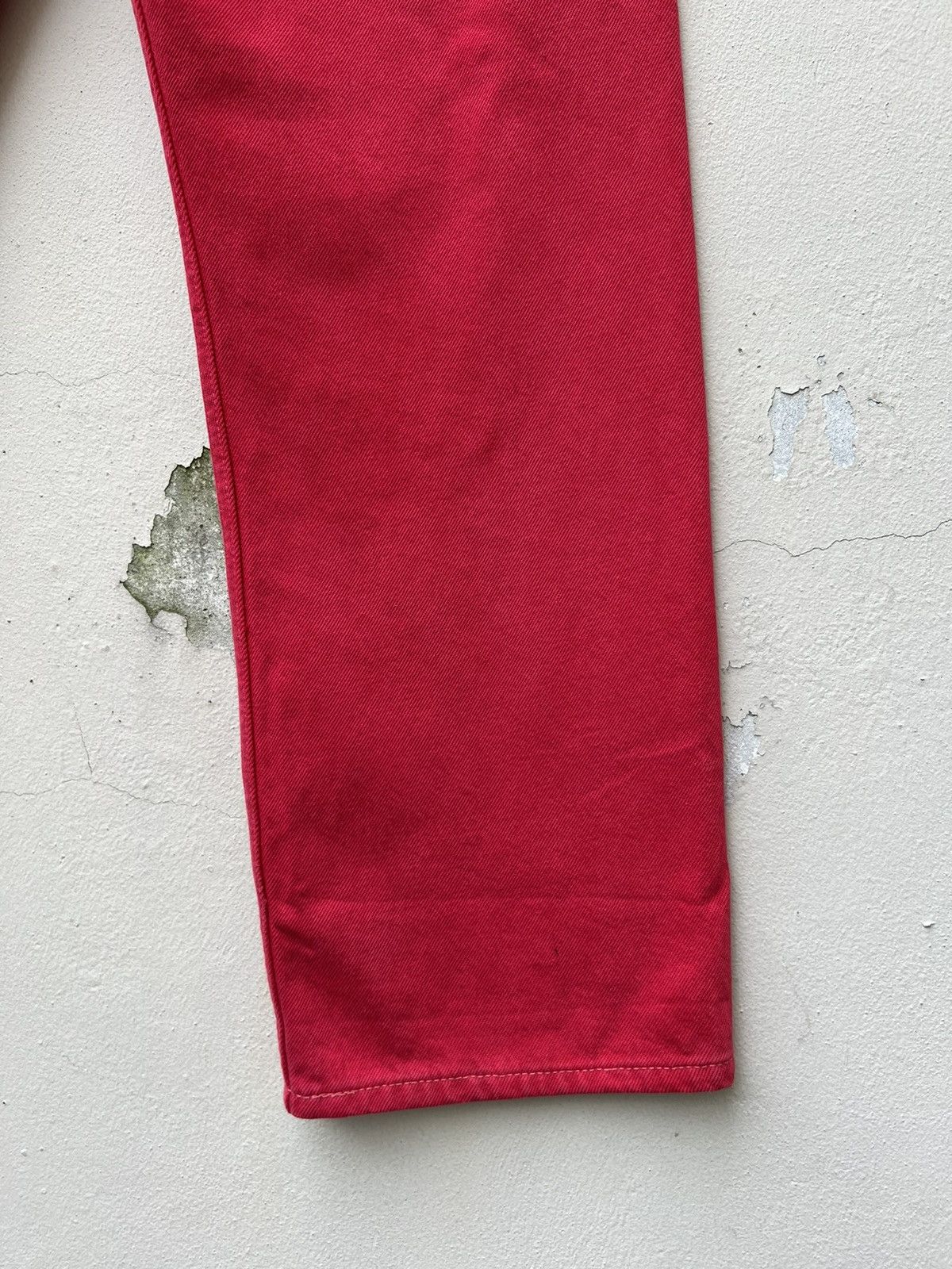 Levi's Vintage 1999 Levi’s 501 Fade Red Denim Jeans Size US 31 - 20 Thumbnail