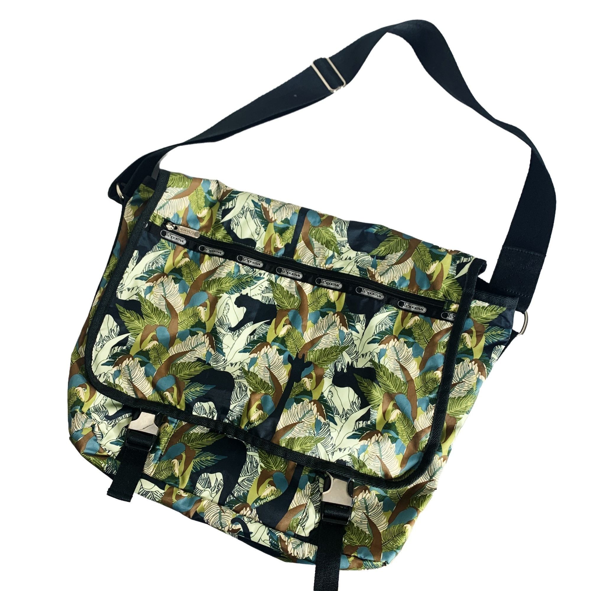 Lesportsac LeSportsac Messenger Bag Jungle Limited Edition Print Grailed