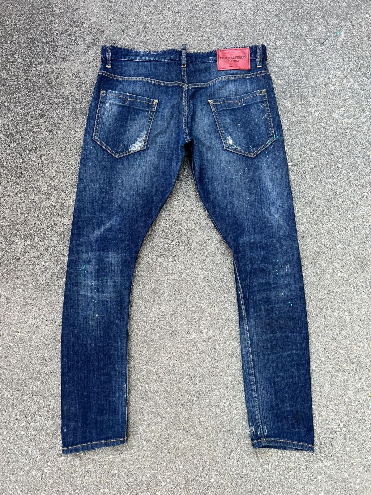 Dsquared2 Disquared2 Italy Stretch Rips Distressed Denim Trashed Jeans Size US 33 - 4 Thumbnail