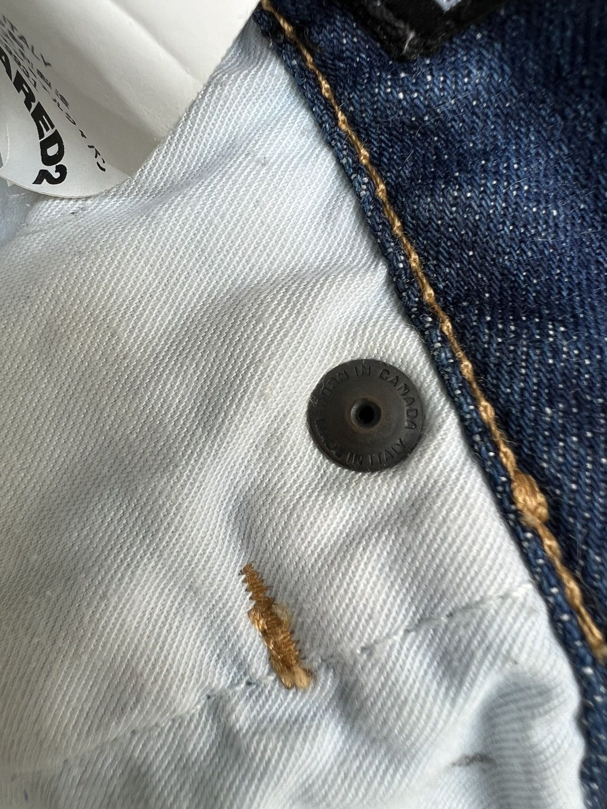 Dsquared2 Disquared2 Italy Stretch Rips Distressed Denim Trashed Jeans Size US 33 - 22 Thumbnail