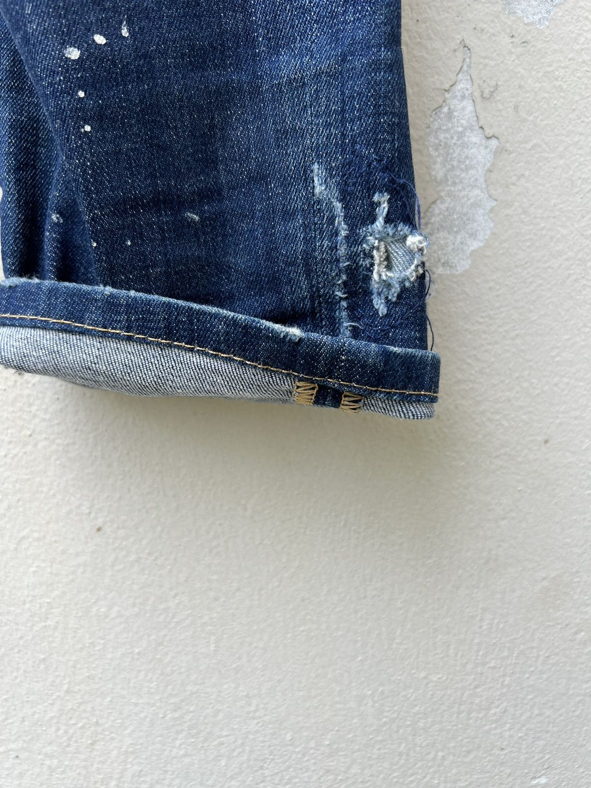 Dsquared2 Disquared2 Italy Stretch Rips Distressed Denim Trashed Jeans Size US 33 - 14 Thumbnail