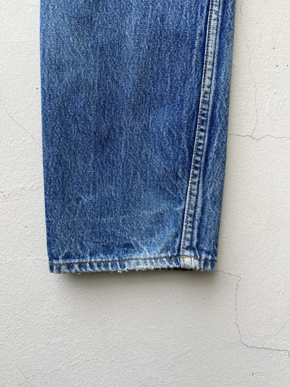 Levi's Vintage 80s Levi’s 501 Fade Denim Trashed Jeans Size US 33 - 18 Thumbnail