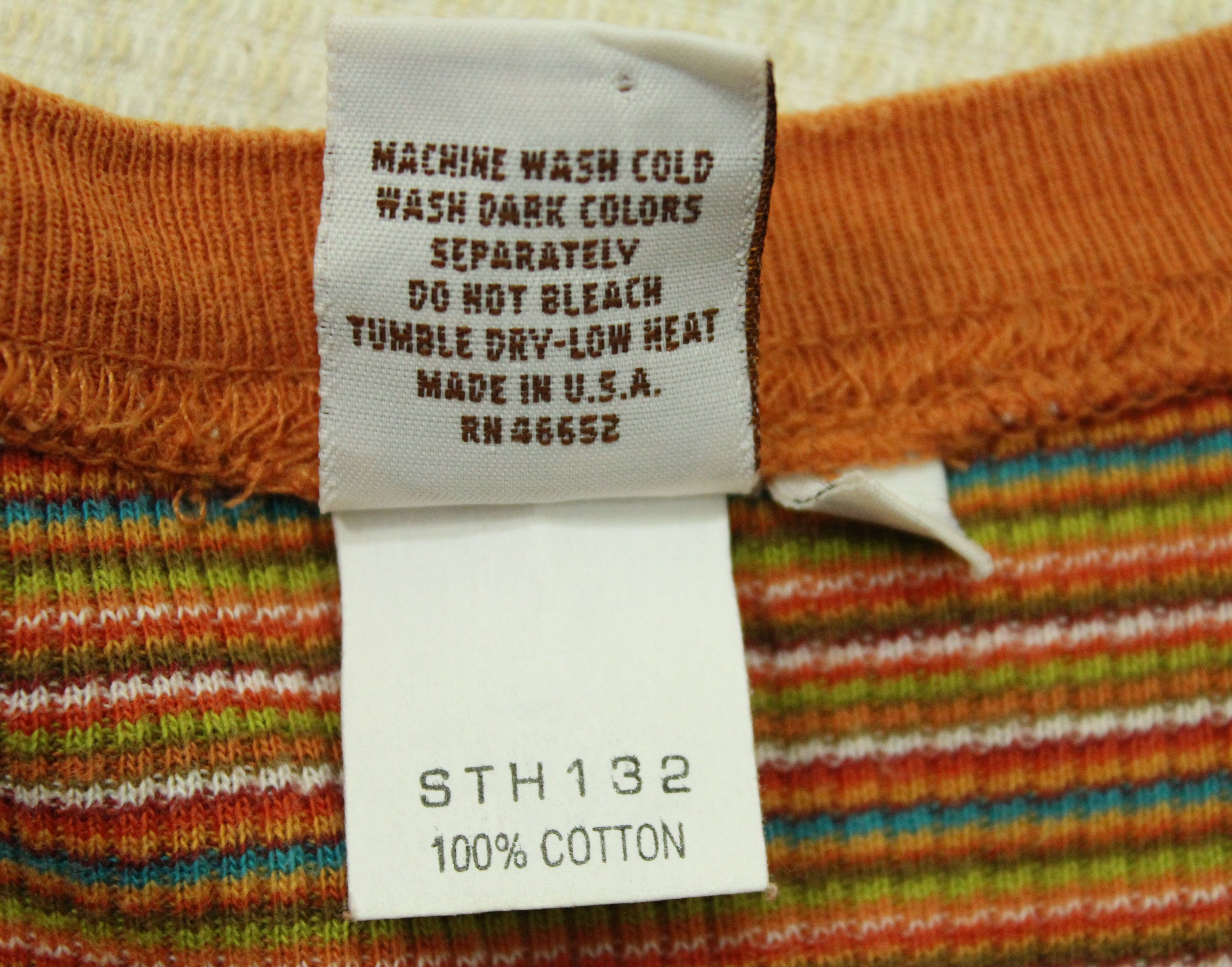 Hang Ten Vintage 90s HANG TEN T Shirt Striped Knit Skate Punk Size US L / EU 52-54 / 3 - 8 Thumbnail
