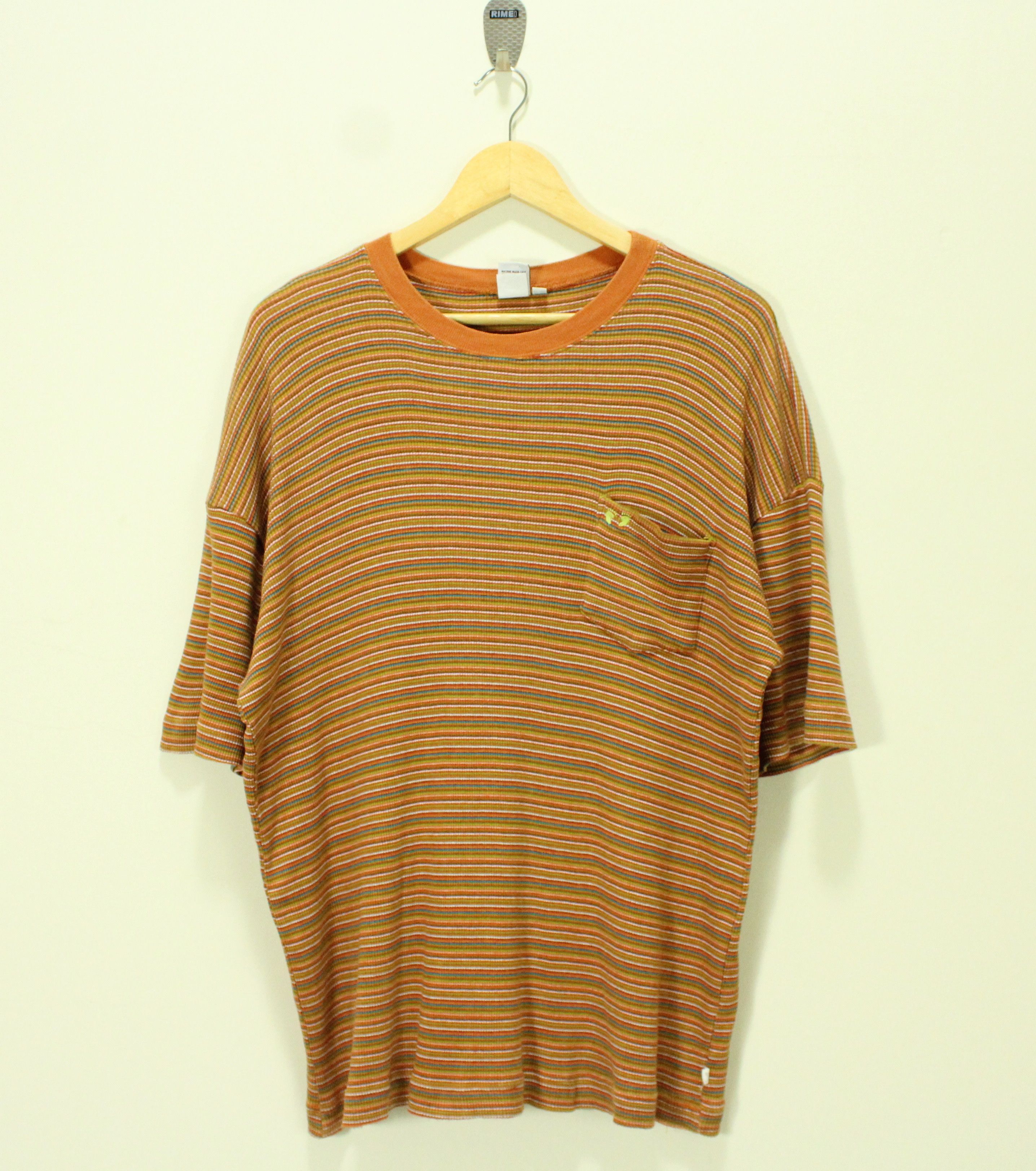 Hang Ten Vintage 90s HANG TEN T Shirt Striped Knit Skate Punk Size US L / EU 52-54 / 3 - 1 Thumbnail