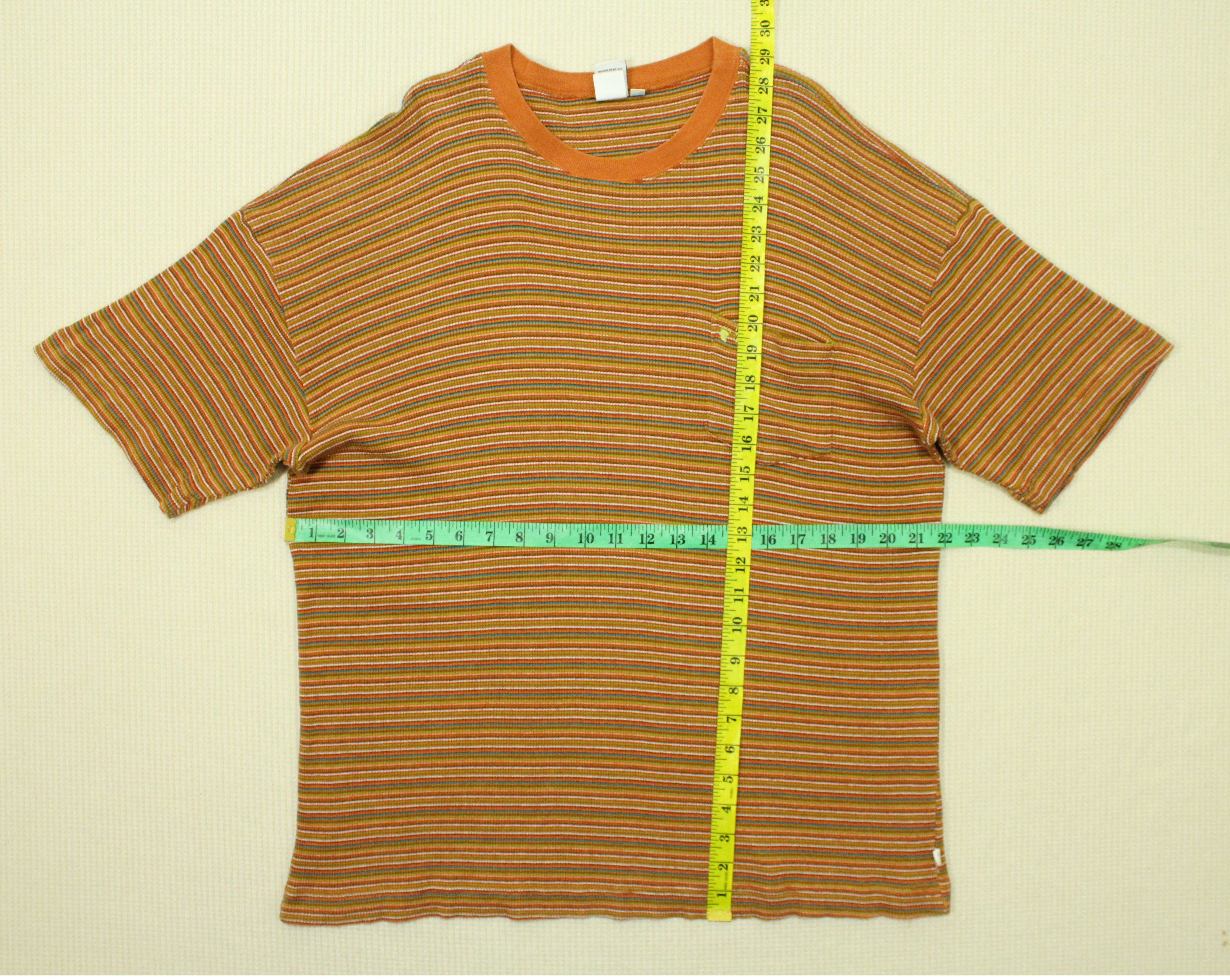 Hang Ten Vintage 90s HANG TEN T Shirt Striped Knit Skate Punk Size US L / EU 52-54 / 3 - 11 Thumbnail