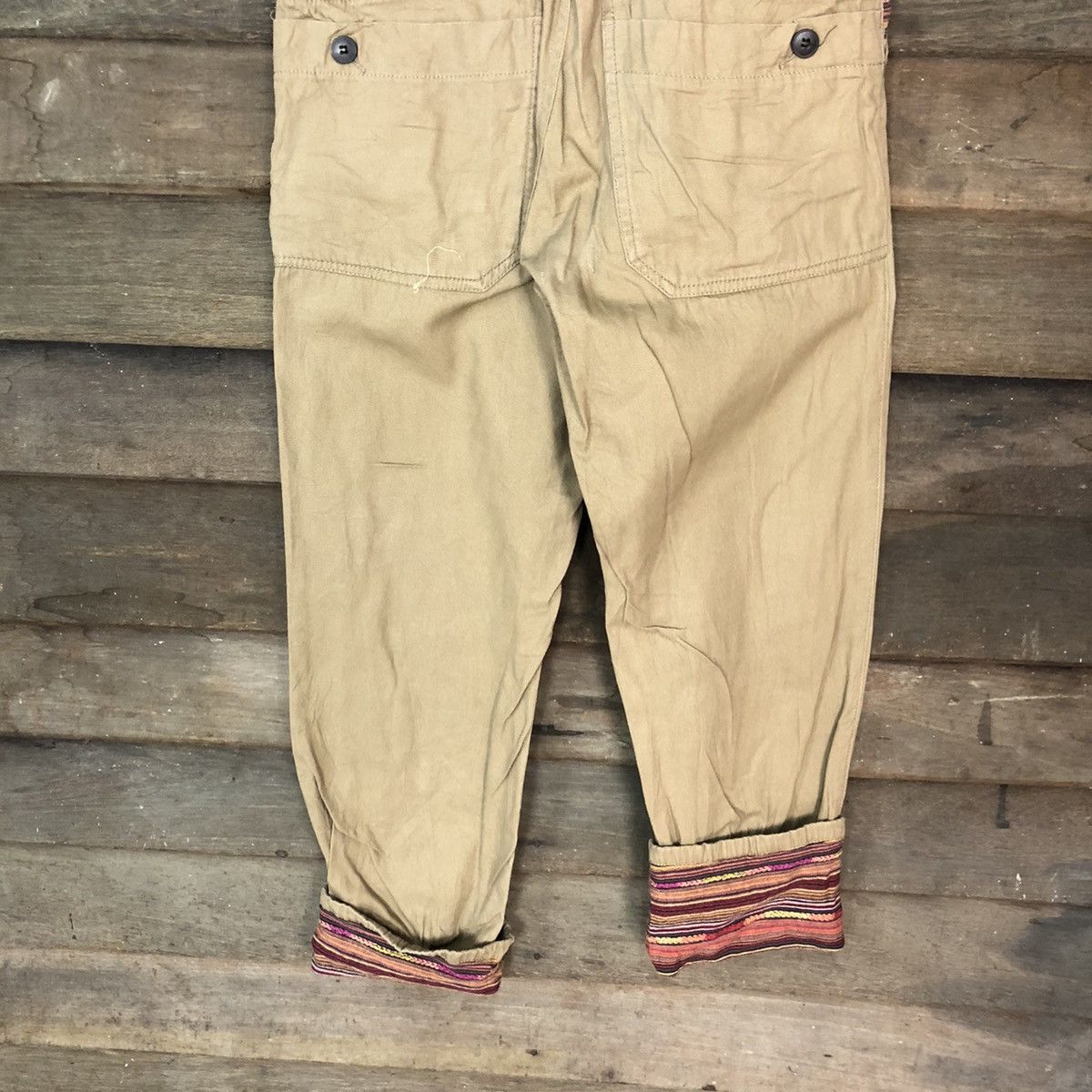 Japanese Brand Ortega navajo art Brown Casual Pants #6944 Size US 28 / EU 44 - 10 Thumbnail