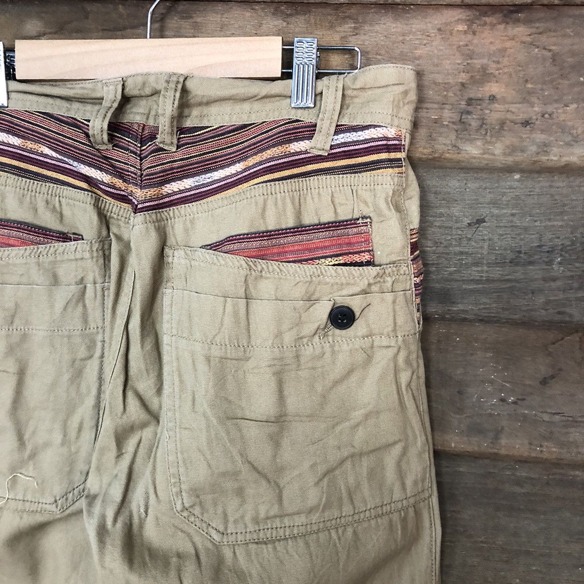 Japanese Brand Ortega navajo art Brown Casual Pants #6944 Size US 28 / EU 44 - 12 Thumbnail