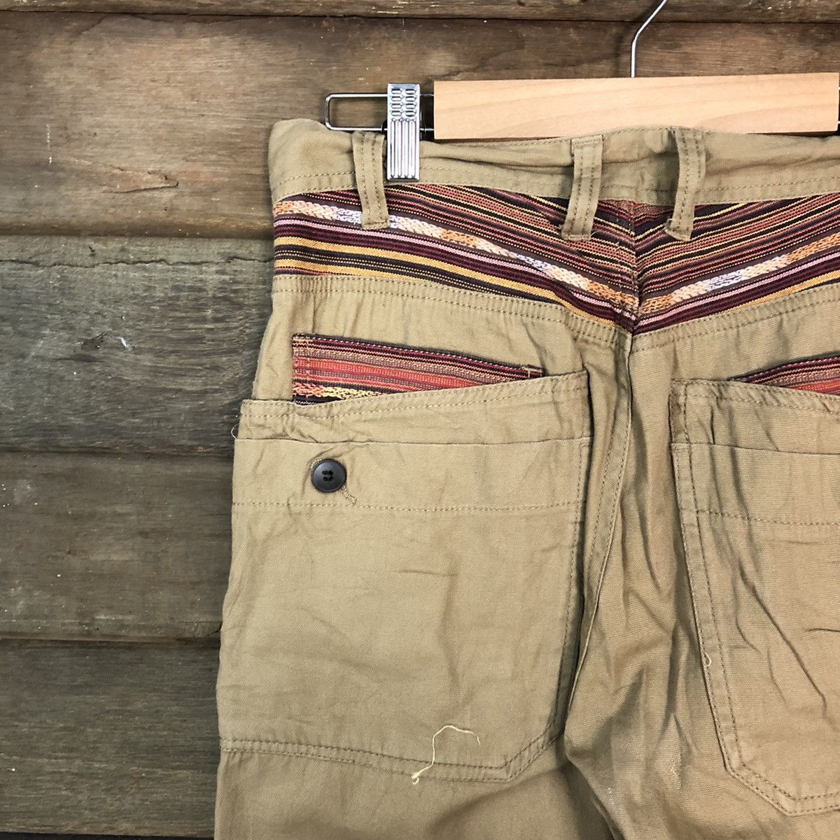 Japanese Brand Ortega navajo art Brown Casual Pants #6944 Size US 28 / EU 44 - 11 Thumbnail