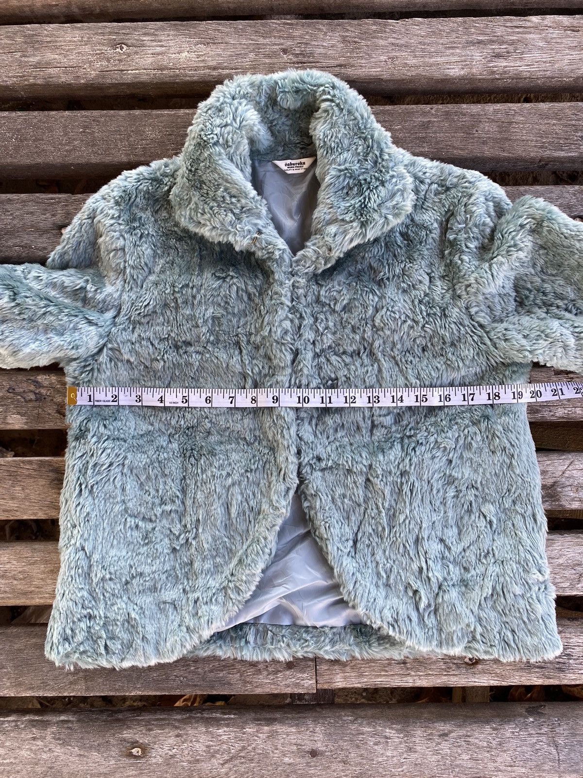 Japanese Brand Saburoku Worn Freely Fuzzy Fleece Jacket Size US M / EU 48-50 / 2 - 13 Thumbnail