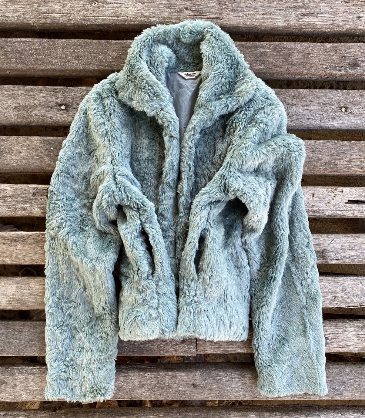 Japanese Brand Saburoku Worn Freely Fuzzy Fleece Jacket Size US M / EU 48-50 / 2 - 7 Thumbnail