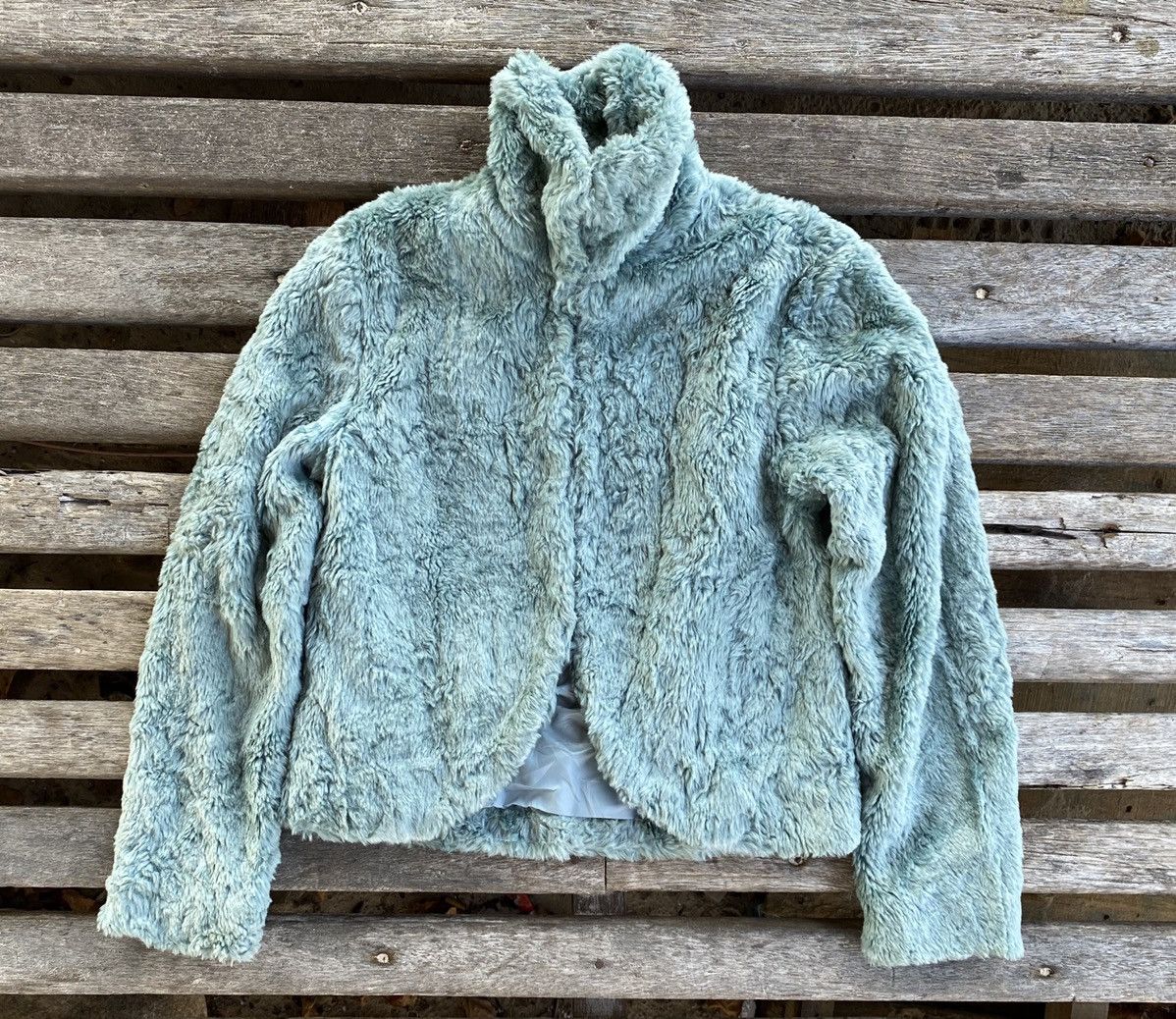 Japanese Brand Saburoku Worn Freely Fuzzy Fleece Jacket Size US M / EU 48-50 / 2 - 5 Thumbnail