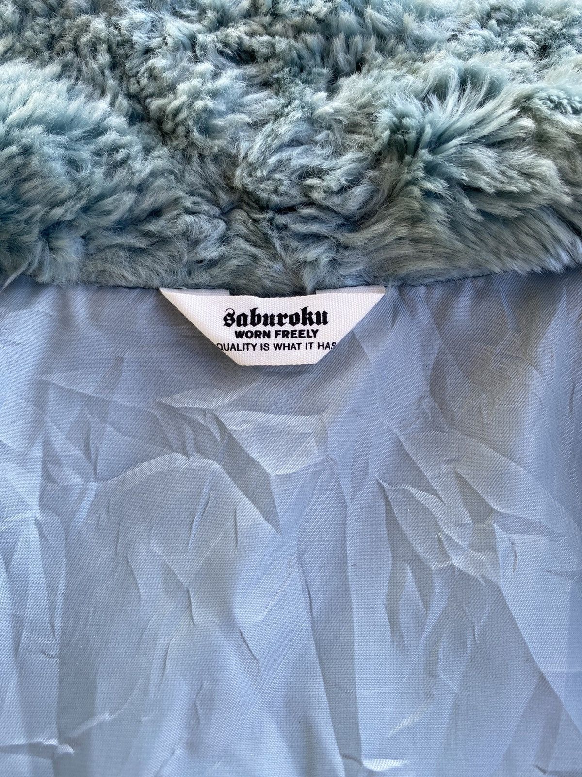 Japanese Brand Saburoku Worn Freely Fuzzy Fleece Jacket Size US M / EU 48-50 / 2 - 10 Thumbnail