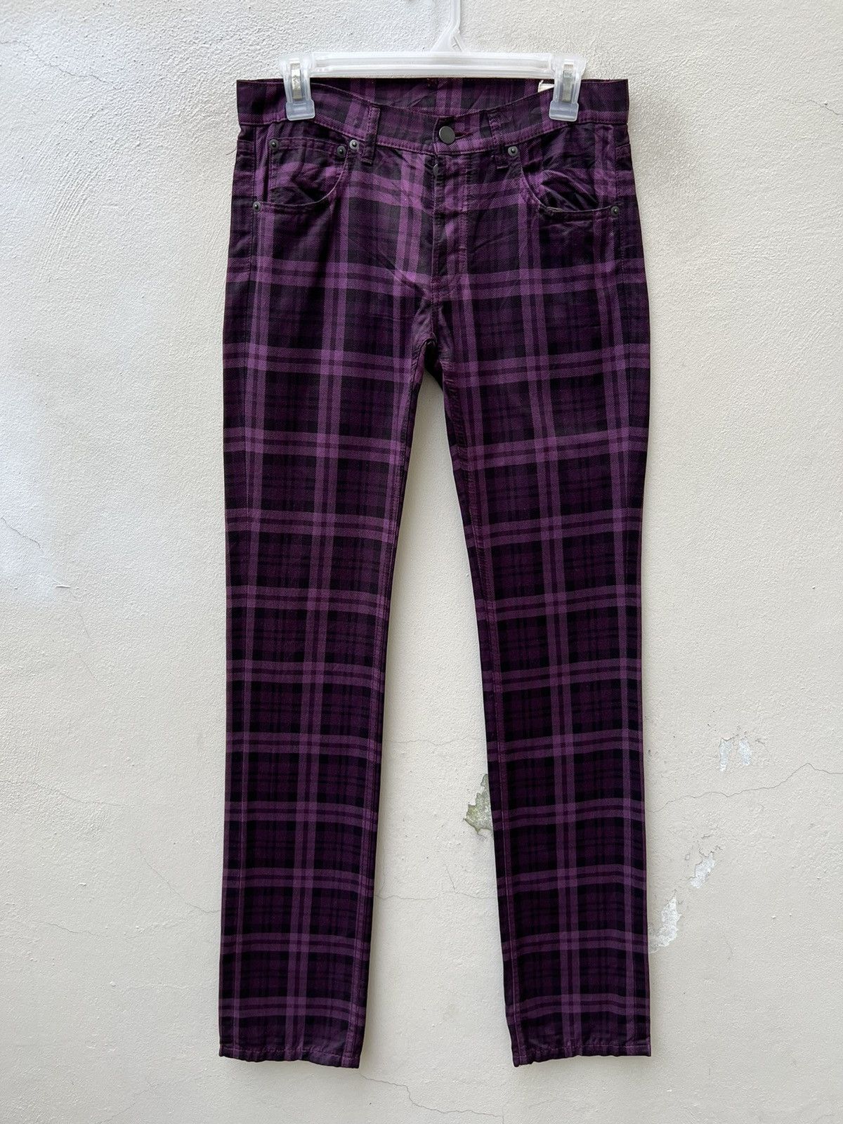 Vintage GalabenD Japan Tartan Plaid Jeans Size US 29 - 6 Thumbnail