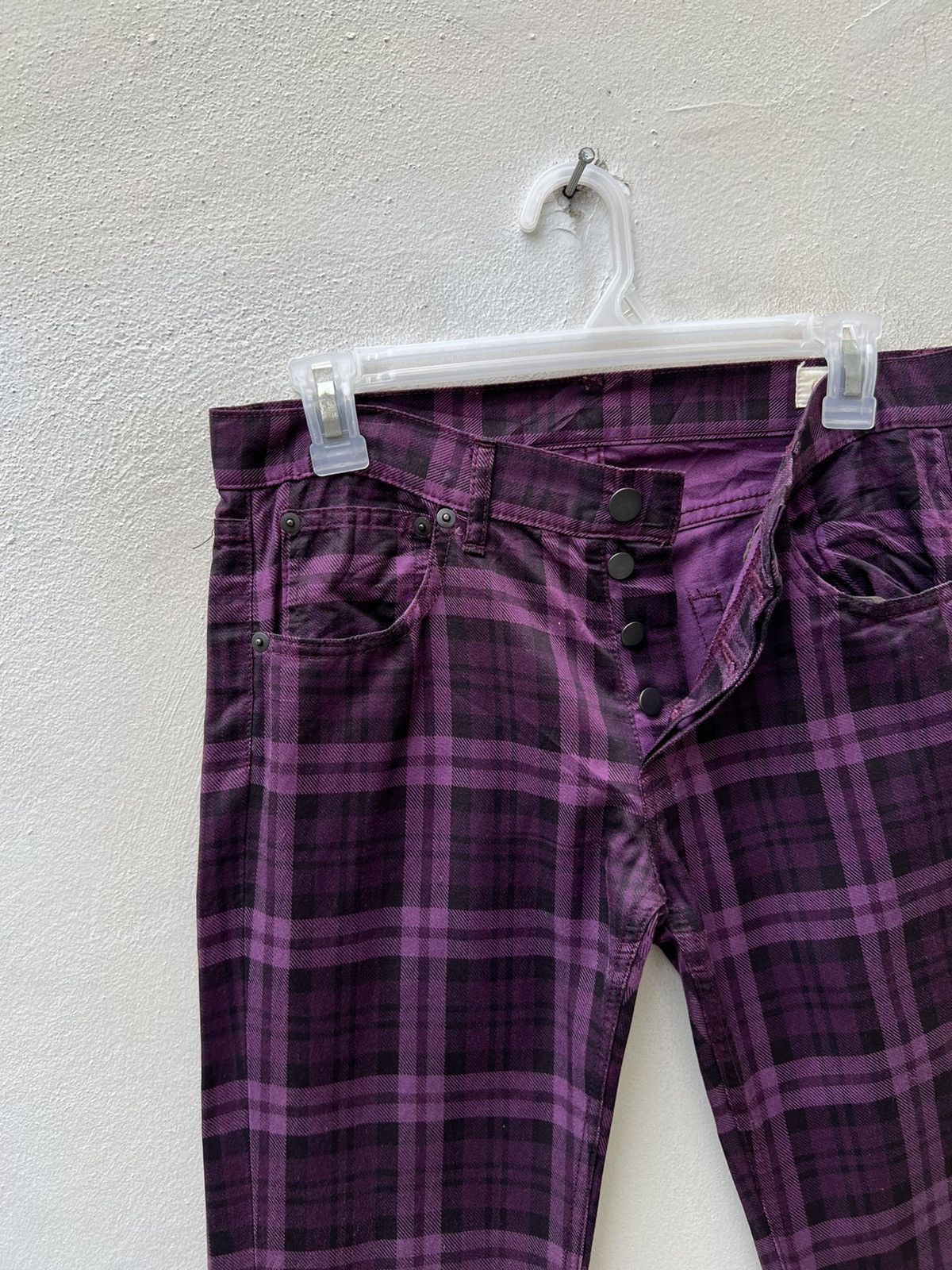 Vintage GalabenD Japan Tartan Plaid Jeans Size US 29 - 8 Thumbnail
