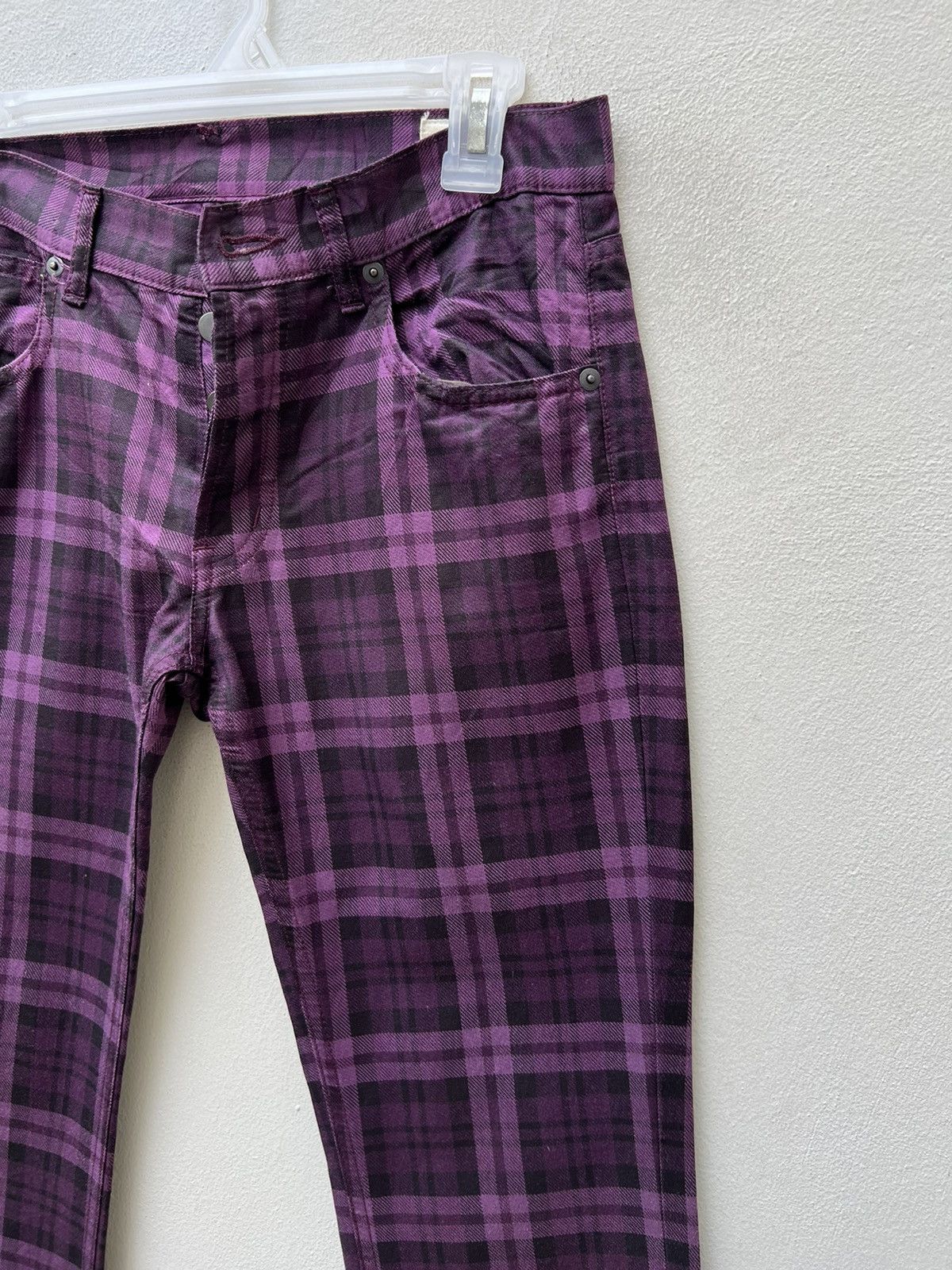 Vintage GalabenD Japan Tartan Plaid Jeans Size US 29 - 11 Thumbnail