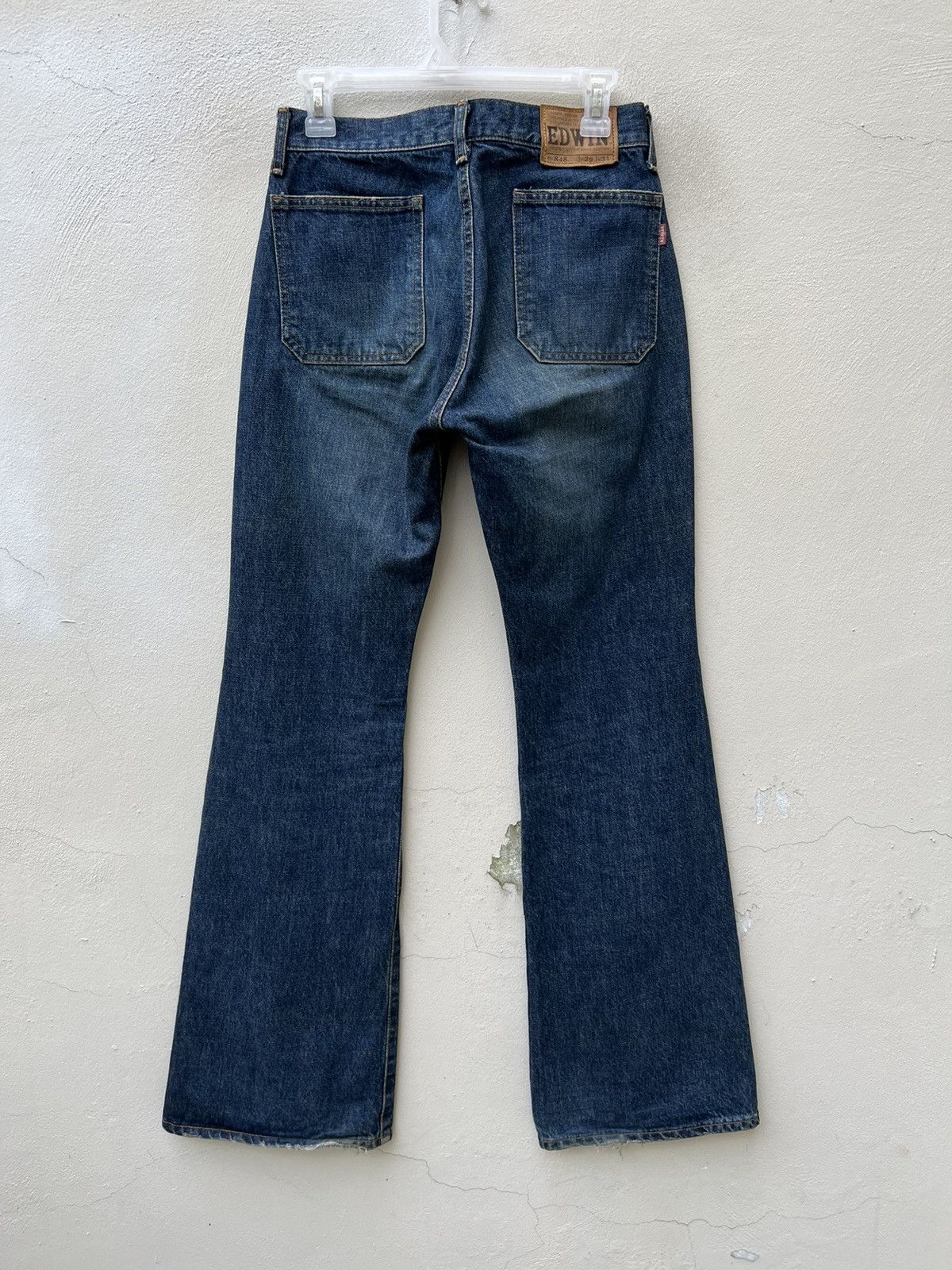 Edwin × Vintage Super Flare Vintage Edwin Japan Fade Denim Jeans Size US 29 - 15 Thumbnail