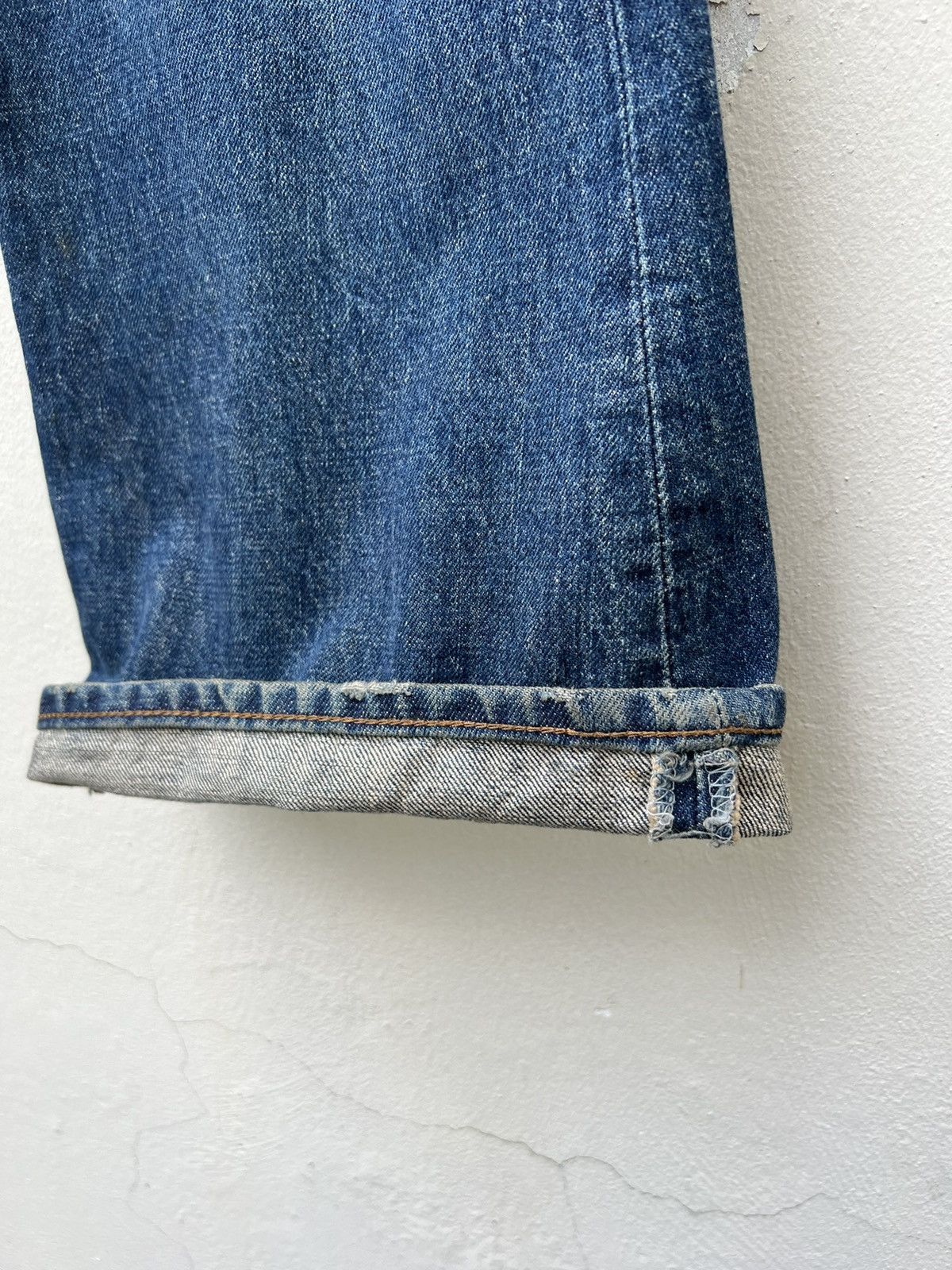 Edwin × Vintage Super Flare Vintage Edwin Japan Fade Denim Jeans Size US 29 - 14 Thumbnail