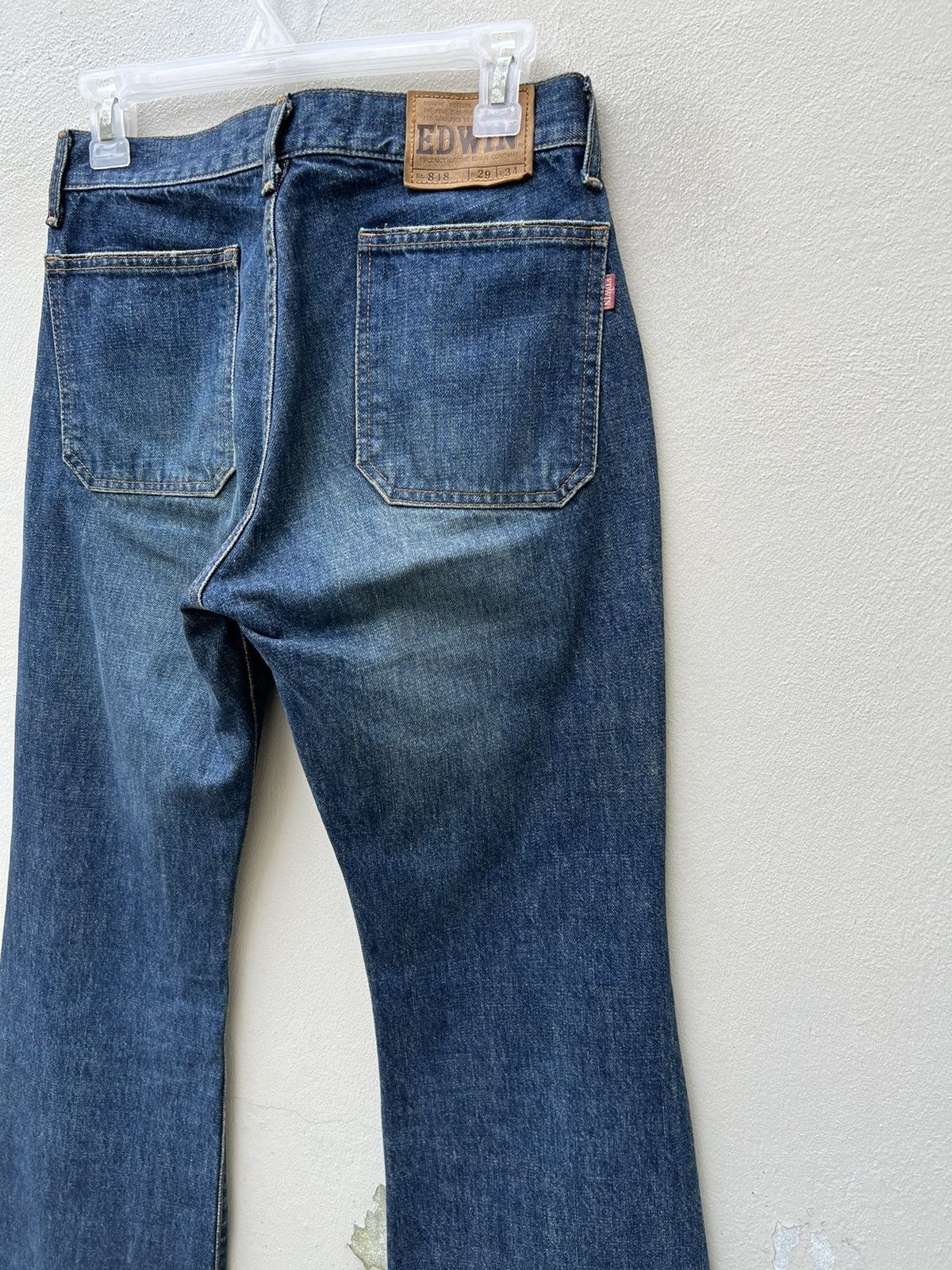 Edwin × Vintage Super Flare Vintage Edwin Japan Fade Denim Jeans Size US 29 - 18 Thumbnail