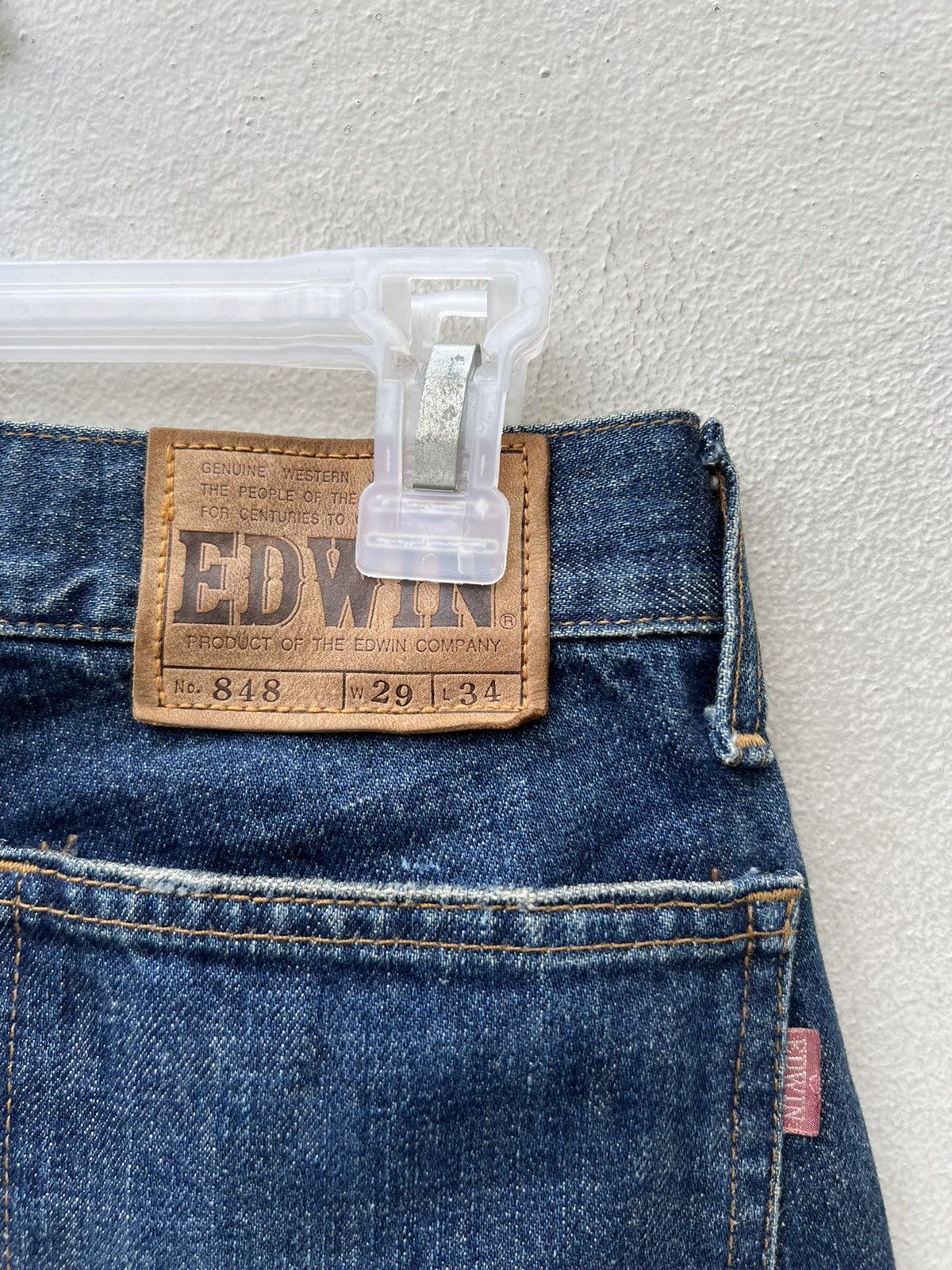 Edwin × Vintage Super Flare Vintage Edwin Japan Fade Denim Jeans Size US 29 - 19 Thumbnail